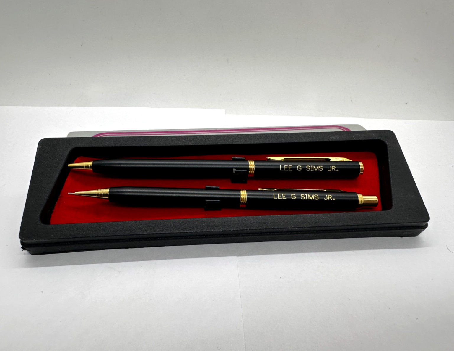 Vintage Engraved Lead Pencil & Pen Vintage Engraved Lead Pencil & Pen