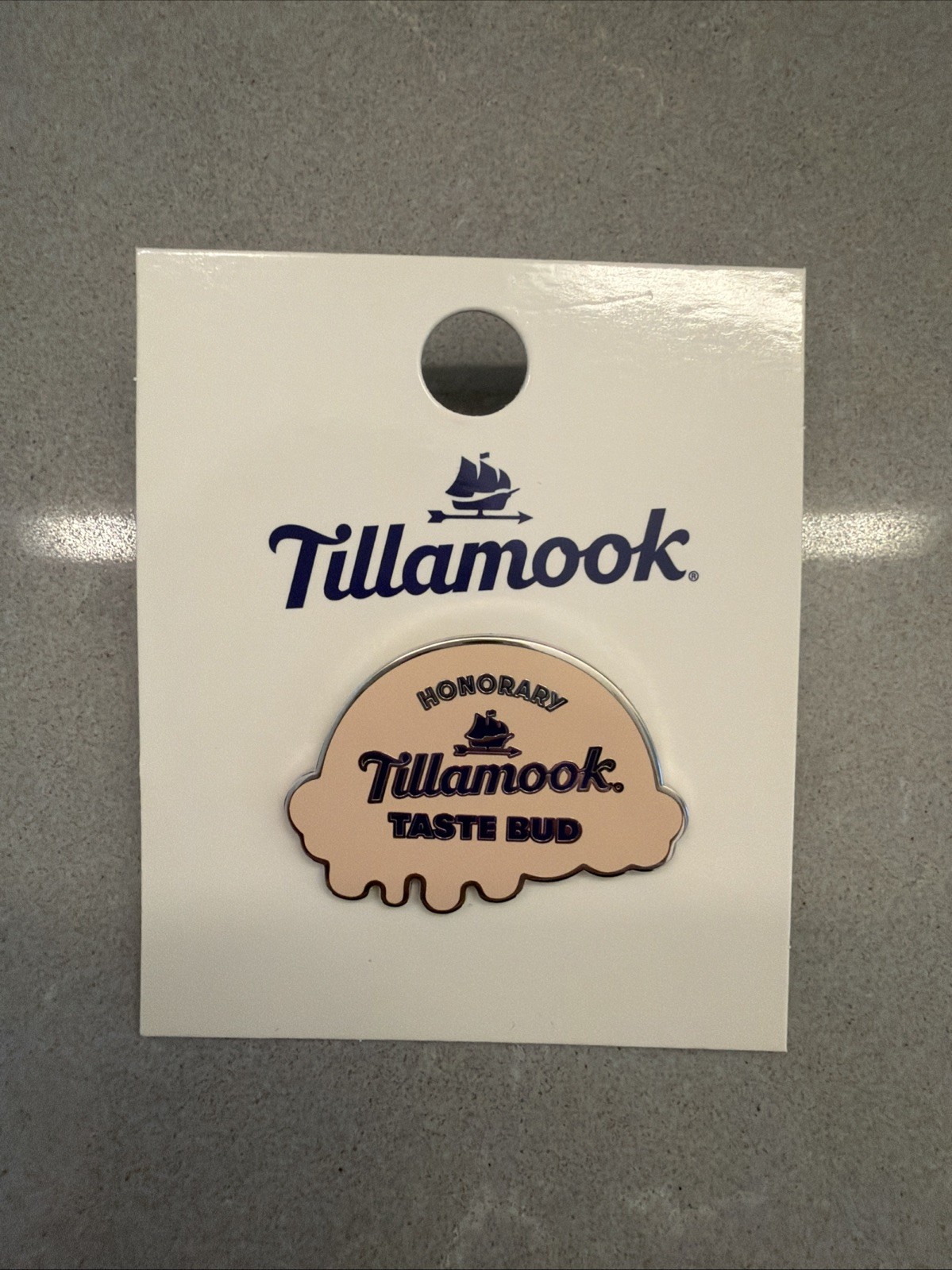Tillamook Dairy Collectible Pin Honorary Taste Bud - Ice Cream Scoop - BRAND NEW Tillamook Dairy Collectible Pin Honorary Taste Bud - Ice Cream Scoop - BRAND NEW