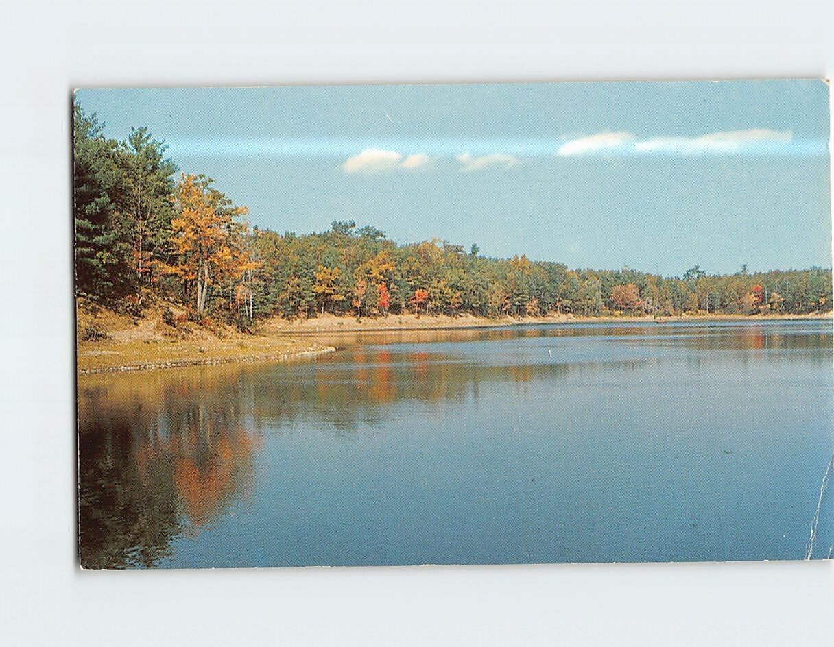 Postcard Scenic Walden Pond Concord Massachusetts USA