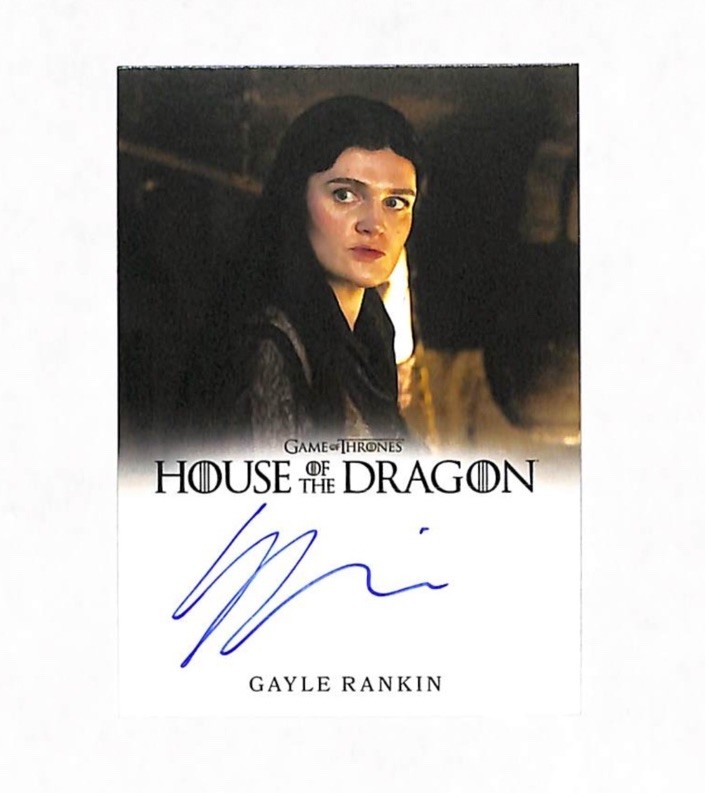 2026 Rittenhouse House Of The Dragon S2 Gayle Rankin Auto Card Alys Rivers 