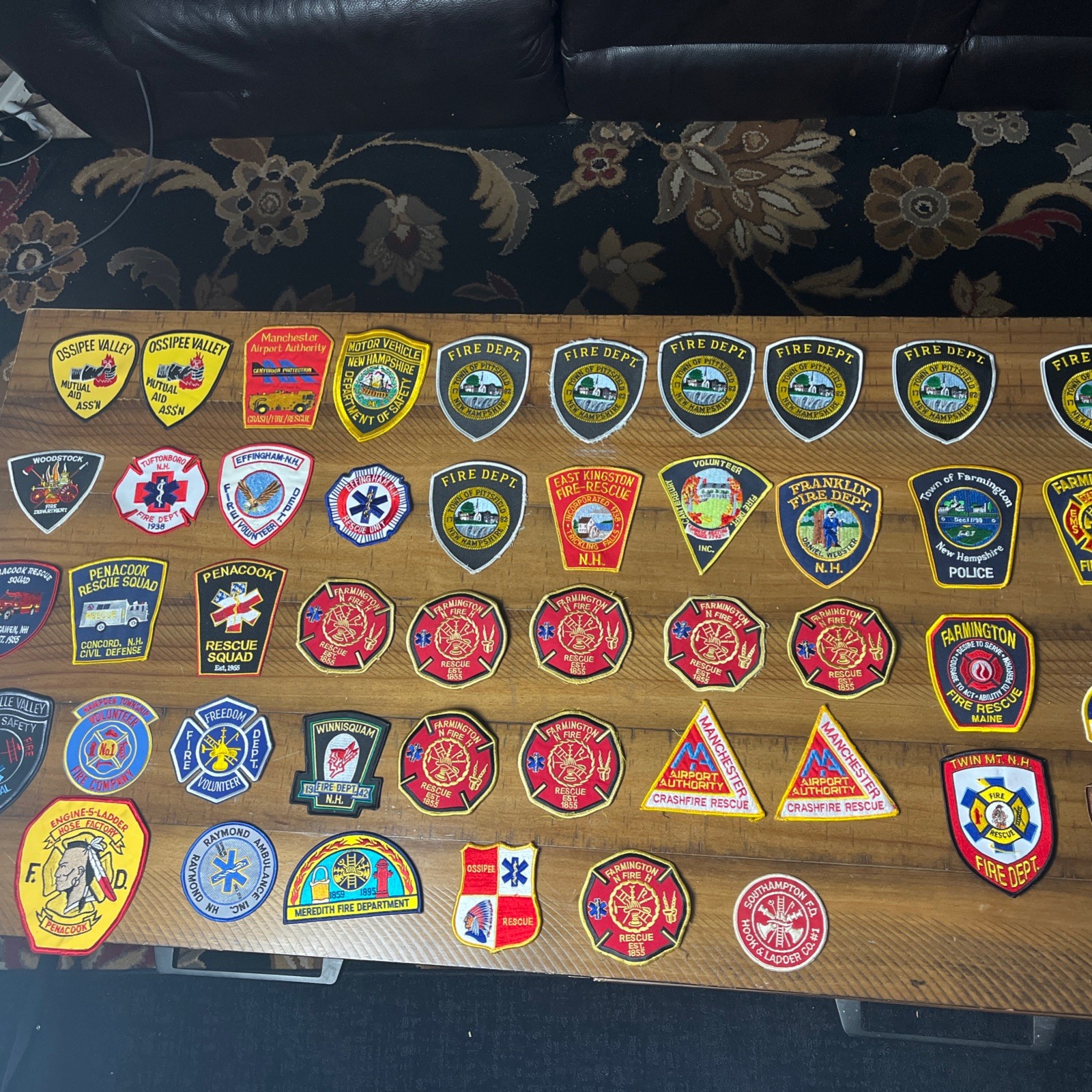 50- USA New Hampshire Fire Department Rescue police Patches Lot /50 Collectible 50- USA New Hampshire Fire Department Rescue police Patches Lot /50 Collectible