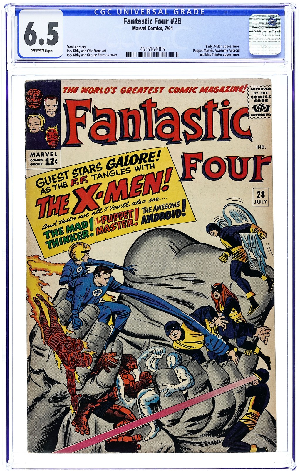 Fantastic Four #28 CGC 6.5 1964 4635164005