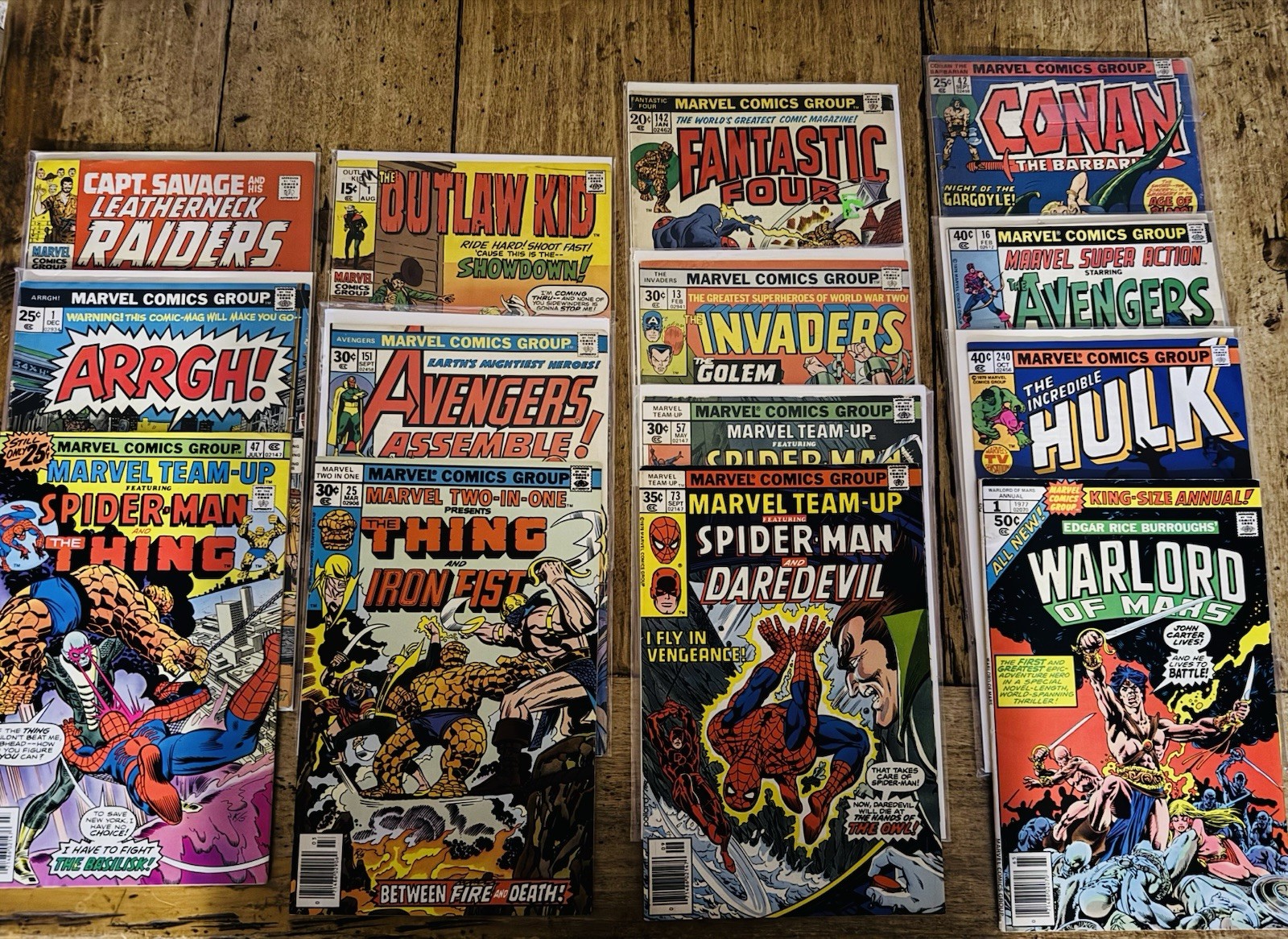 Lot Of 14 Different 1970s Marvel Comics Various Titles Avengers, Thing & More Lot Of 14 Different 1970s Marvel Comics Various Titles Avengers, Thing & More