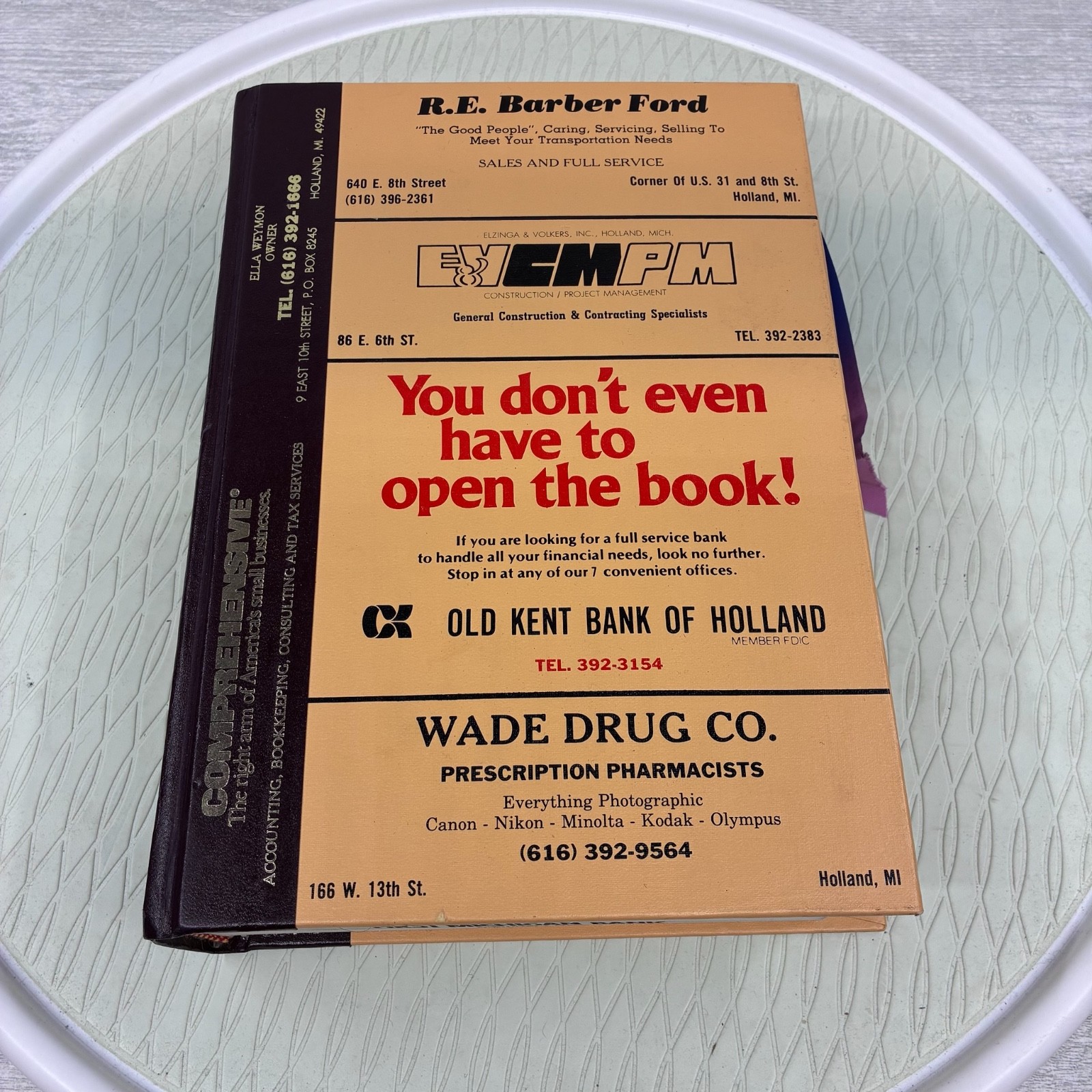 Vintage 1984 Polks Holland Zeeland Michigan City Telephone Directory Phone Book Vintage 1984 Polks Holland Zeeland Michigan City Telephone Directory Phone Book