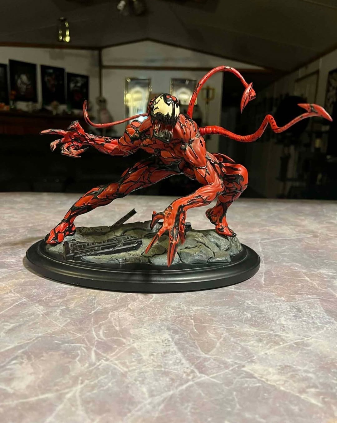 Marvel Comics Kotobukiya Collection Carnage Fine Arts Statue LE 1438/3300 Marvel Comics Kotobukiya Collection Carnage Fine Arts Statue LE 1438/3300