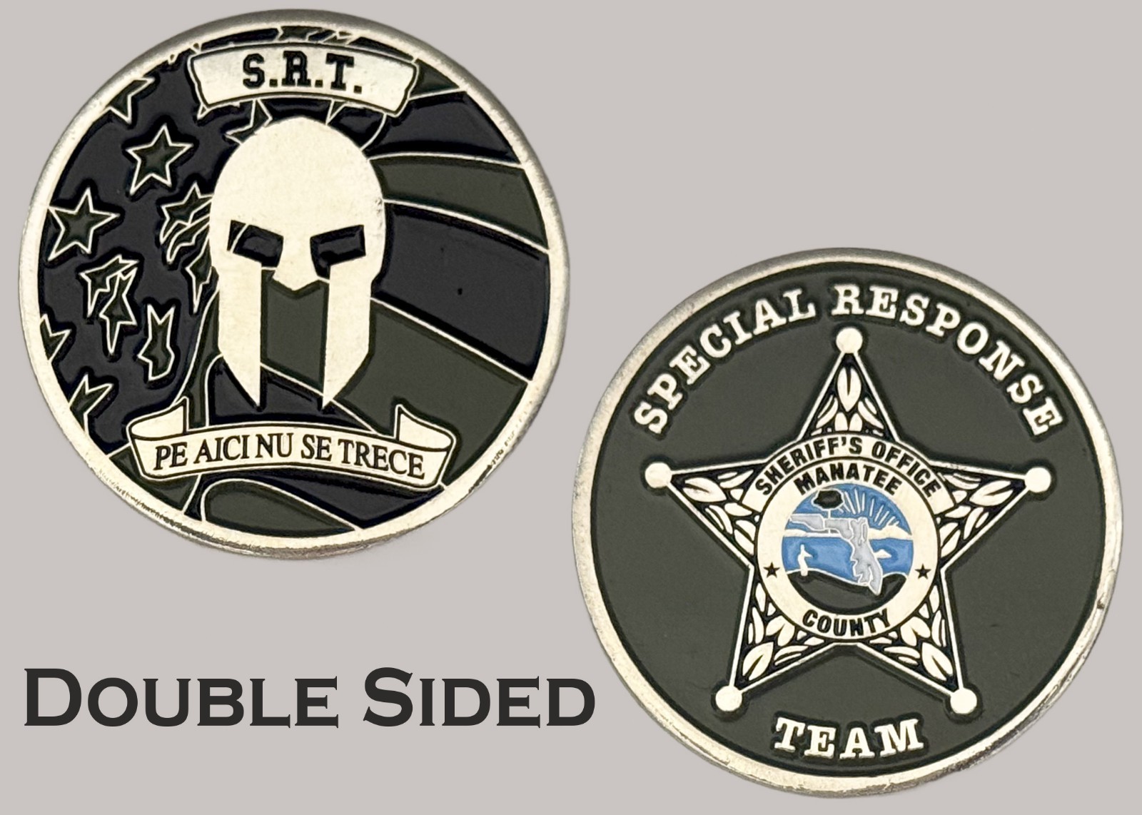 Manatee County Sheriff SRT Special Response Team Challenge Coin J#28 Manatee County Sheriff SRT Special Response Team Challenge Coin J#28