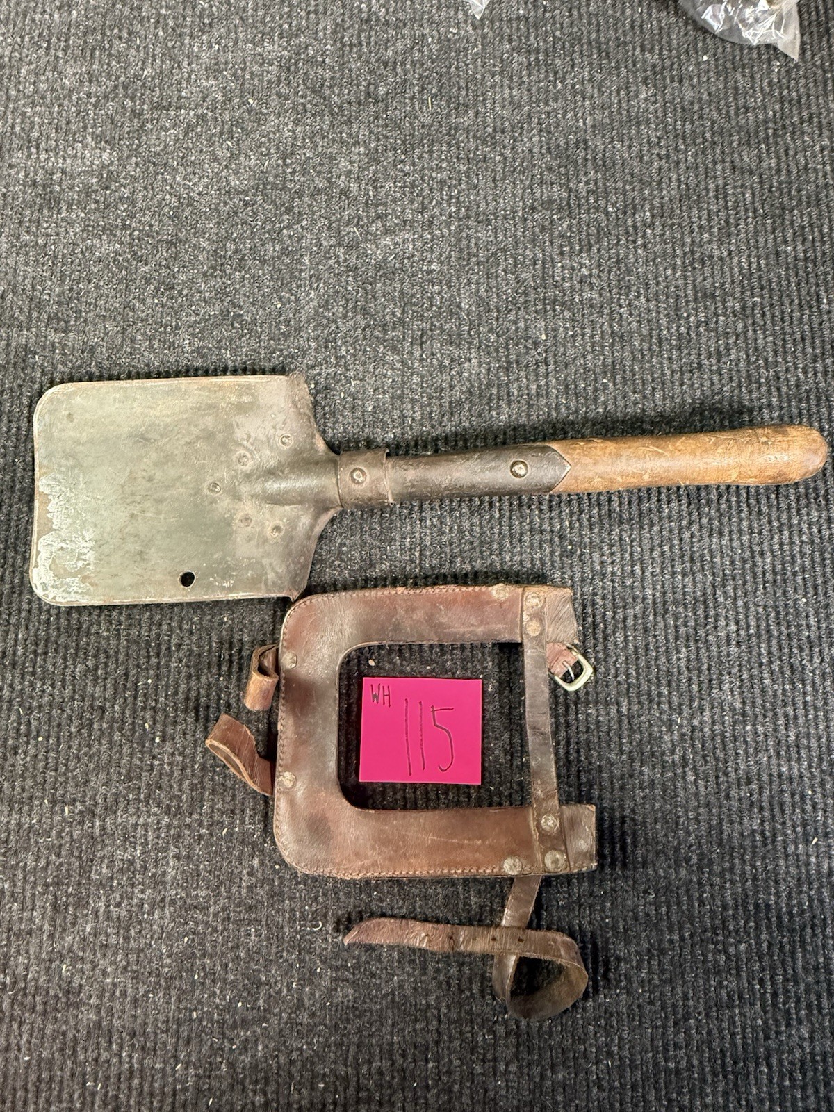 WW2 Finnish Entrenching Tool With Carrier WH115 WW2 Finnish Entrenching Tool With Carrier WH115