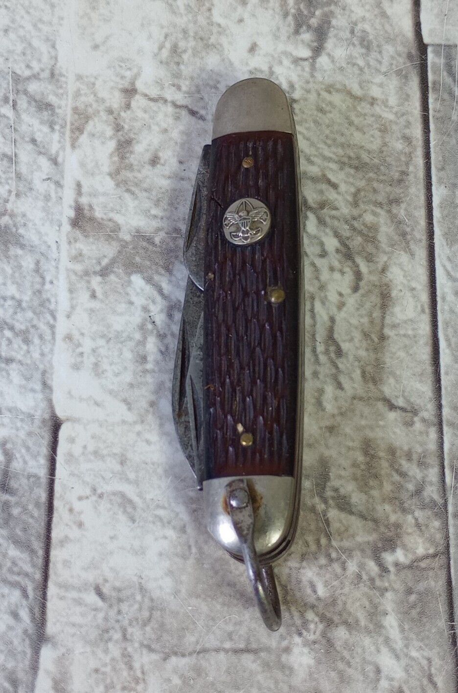 Vintage Ulster USA Boy Scouts of America Pocket Camp Knife Multi Tool