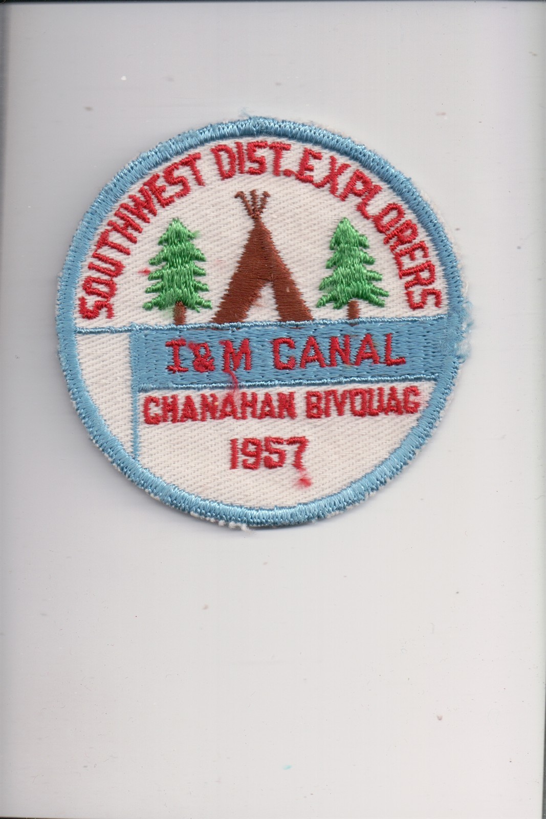 1957 Southwest District Explorers Chanahan Bicouac patch 1957 Southwest District Explorers Chanahan Bicouac patch