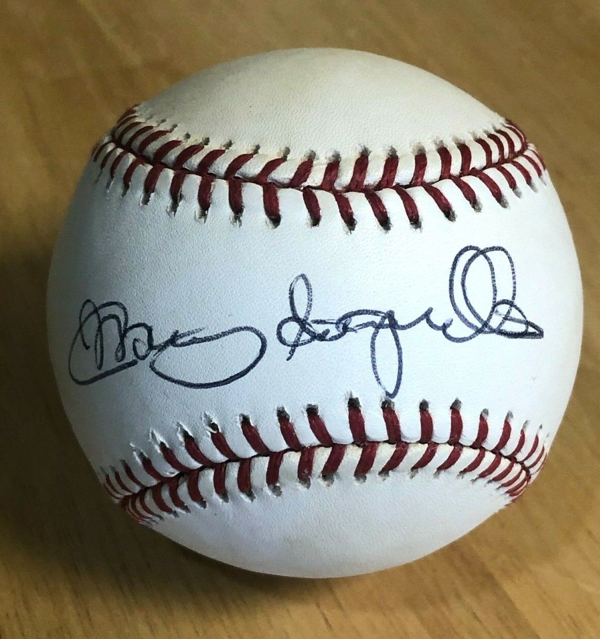 MANNY SANGUILLEN Signed Baseball PIRATES and JOHN KRUK Philles Autographed OMLB