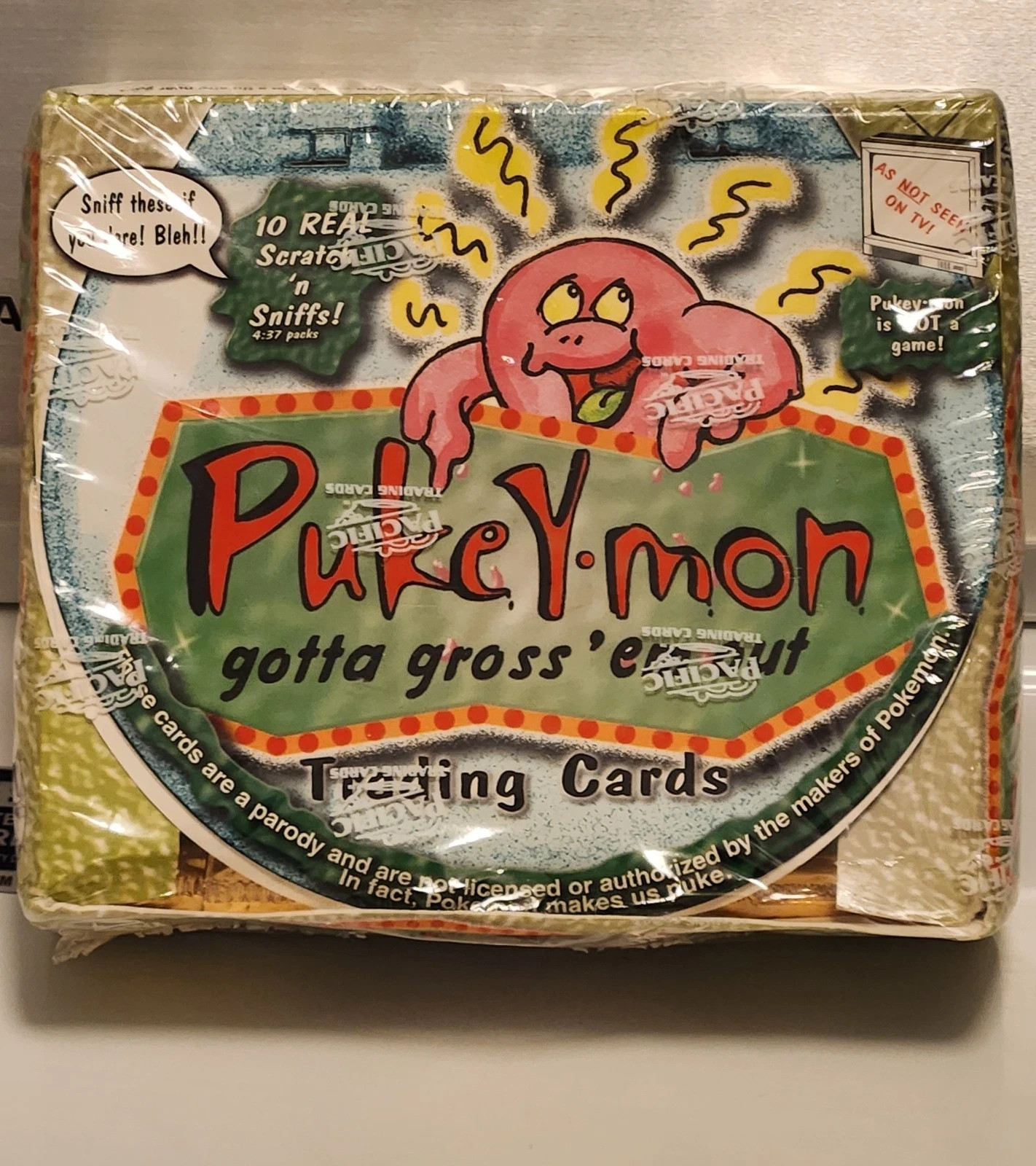 PUKEY-MON TRADING CARDS FACTORY-SEALED BOX - 36 PACKS 2000 PACIFIC SEALED PUKEY-MON TRADING CARDS FACTORY-SEALED BOX - 36 PACKS 2000 PACIFIC SEALED