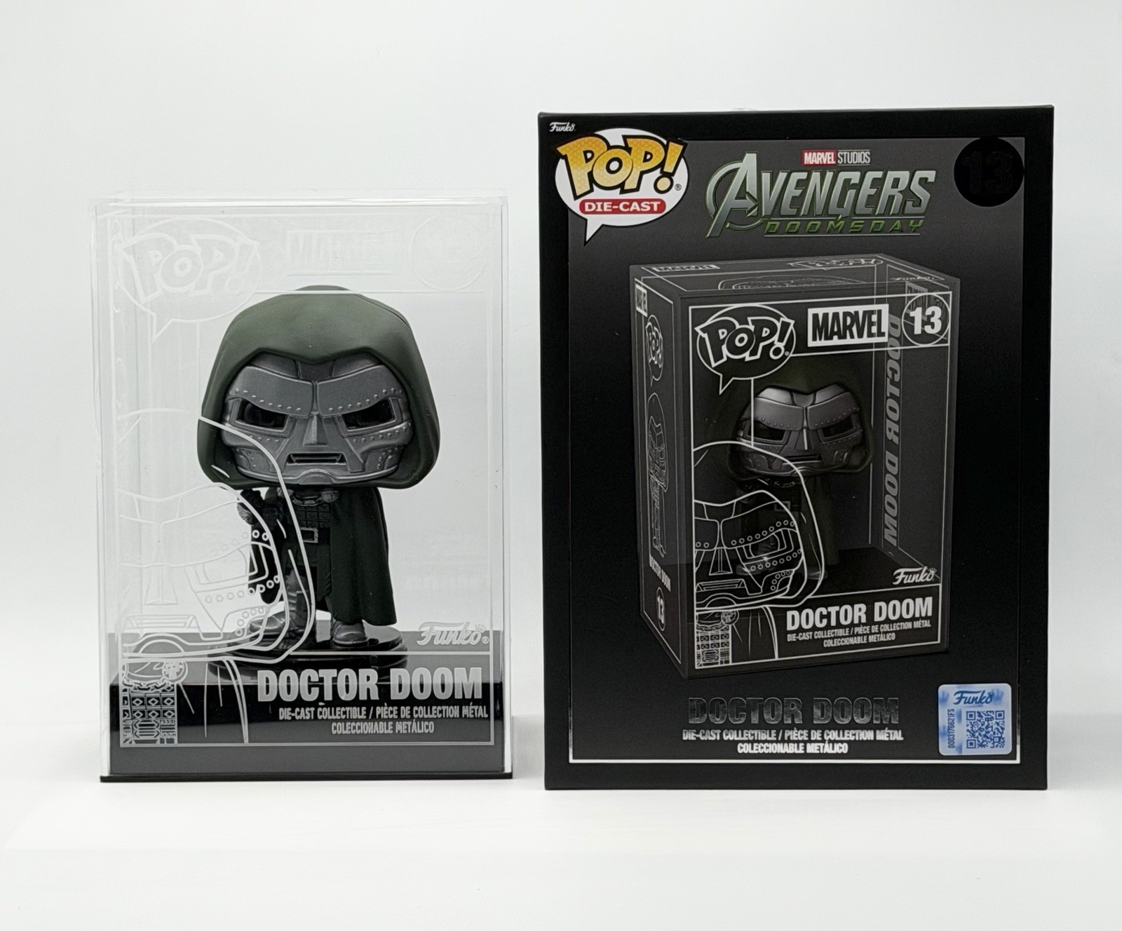 Funko Pop Marvel Avengers Doomsday #13 Die-Cast Doctor Doom - Common
