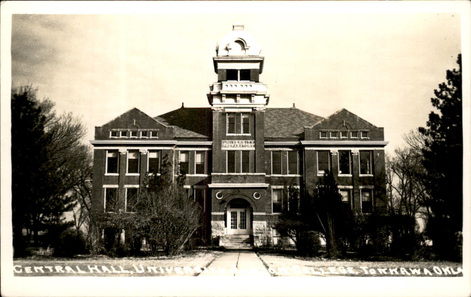 Tonkawa OK University Building c1910s Real Photo Vintage Postcard bhn Tonkawa OK University Building c1910s Real Photo Vintage Postcard bhn