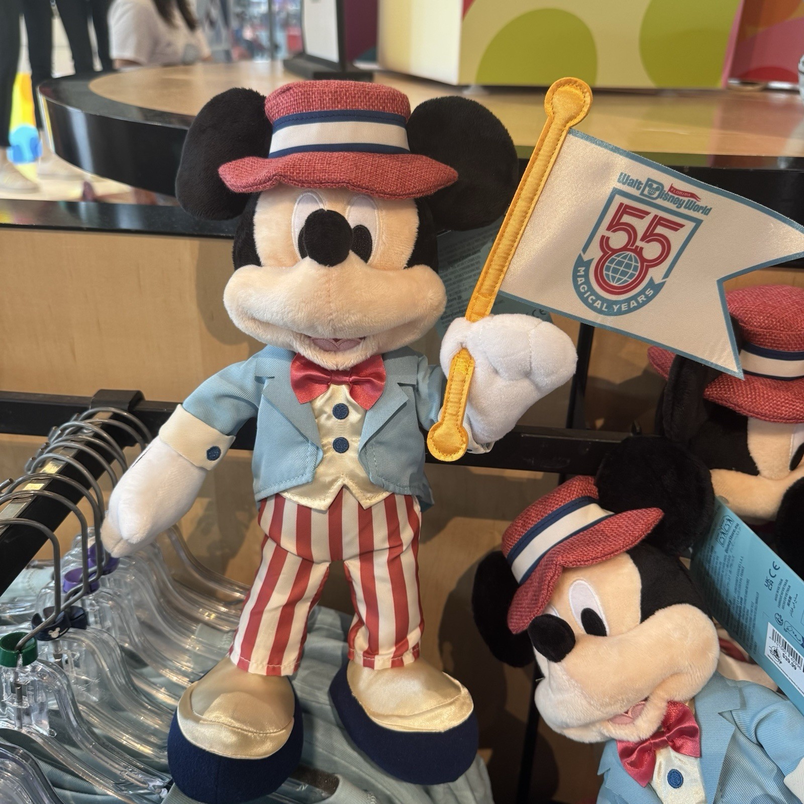 2026 Walt Disney World Parks 55th Anniversary Mickey Mouse Poseable Plush NWT 2026 Walt Disney World Parks 55th Anniversary Mickey Mouse Poseable Plush NWT