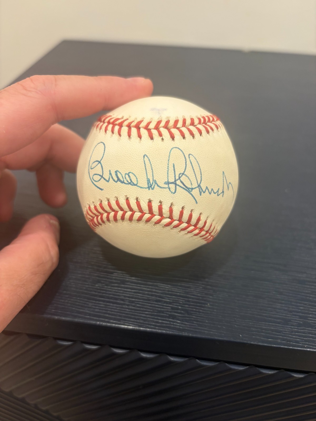Brooks Robinson Signed OAL Bobby Brown Baseball JSA AZ06349 Orioles HOF