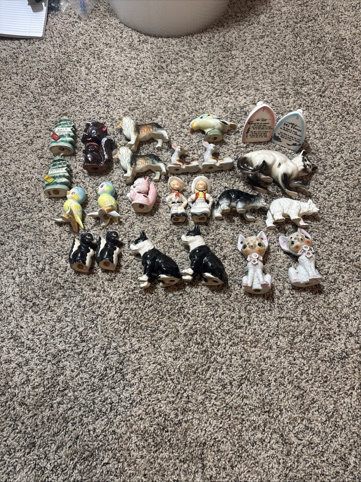 Vintage Lot of 24 Japan Figurines MCM Vintage Lot of 24 Japan Figurines MCM