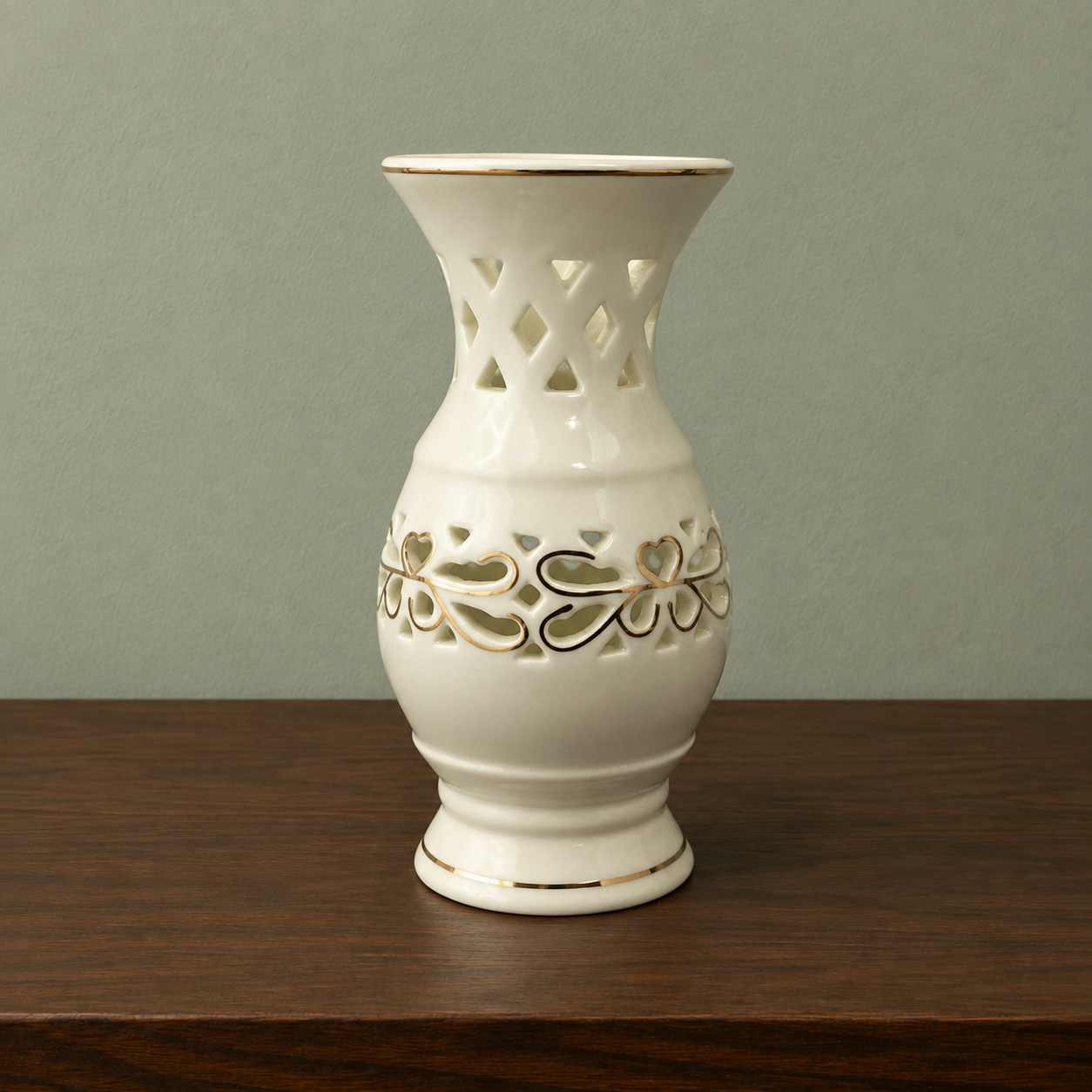 Ivory Pierced Porcelain 6\ Ivory Pierced Porcelain 6\