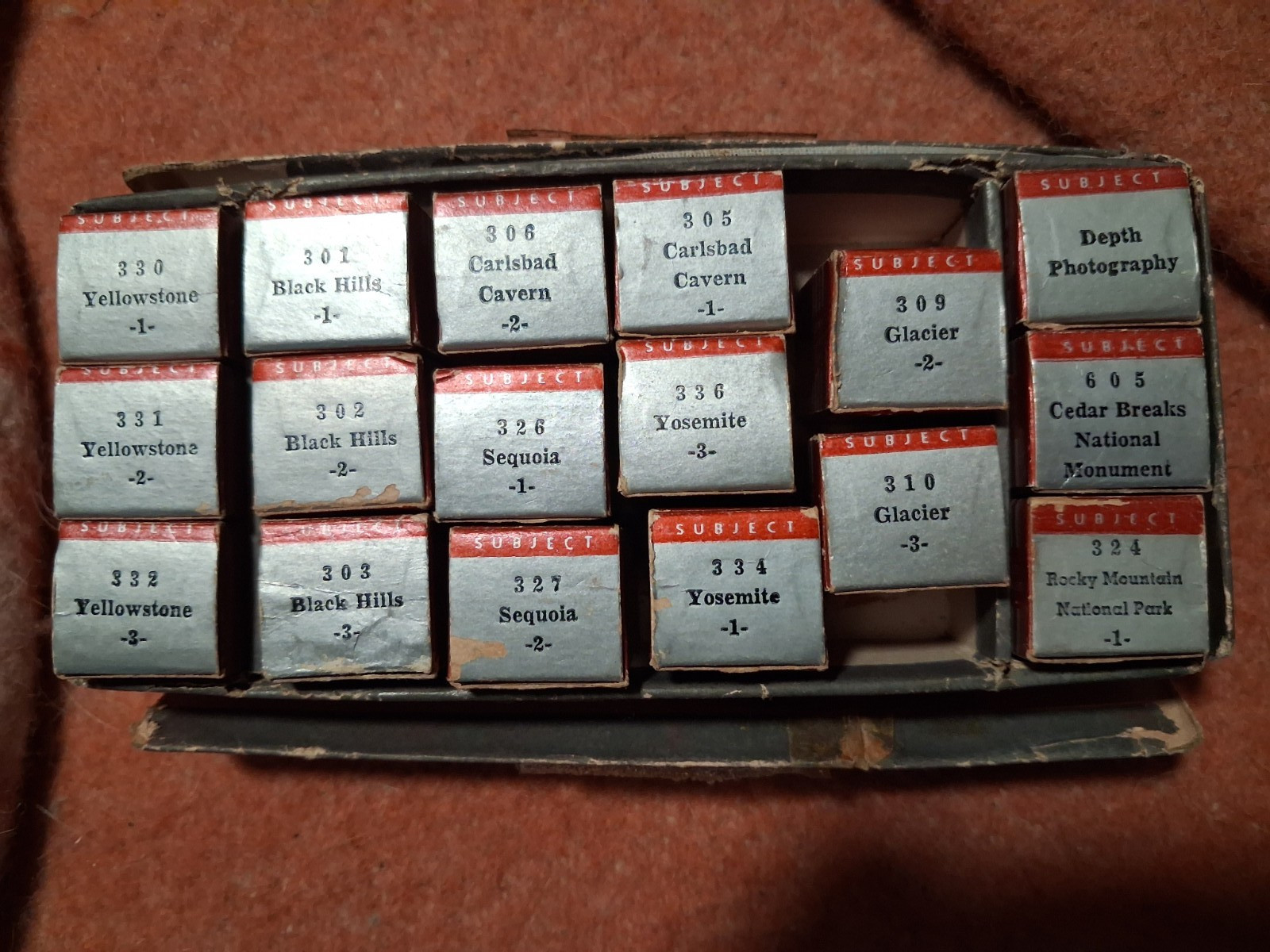 17Vintage Tru-Vue Stereo View Film Rolls 3D  various