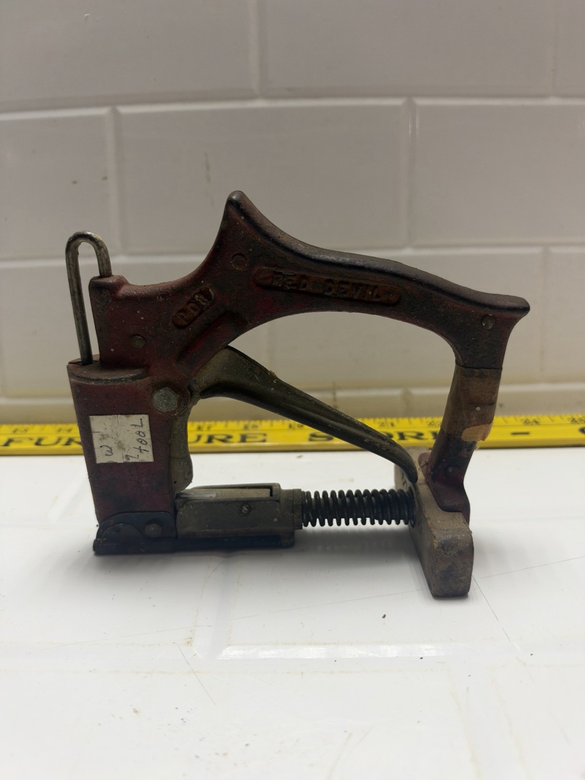 Red Devil No.1 Antique Glazier Tool Red Devil No.1 Antique Glazier Tool