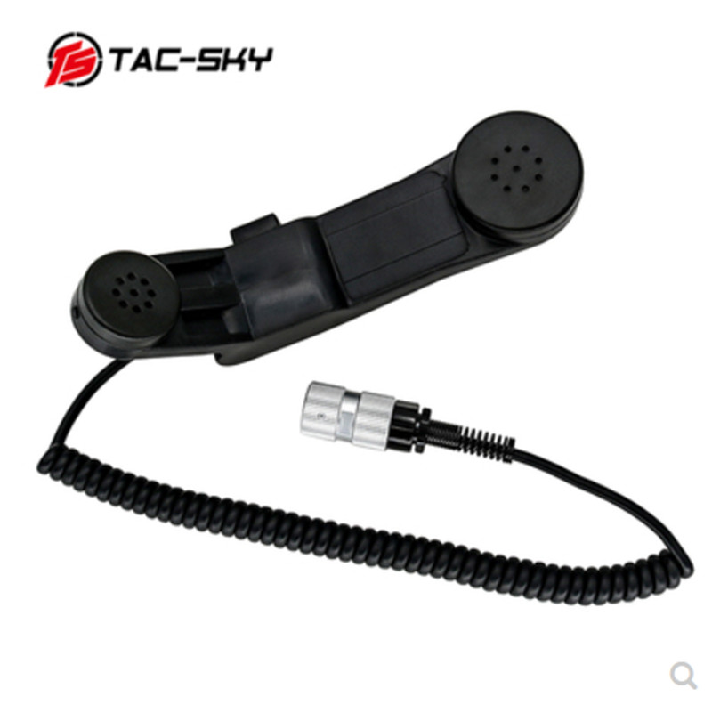 US Army Tactical Radio Handset H250 6-Pin handheld Speaker Mic For AN/PRC-152A