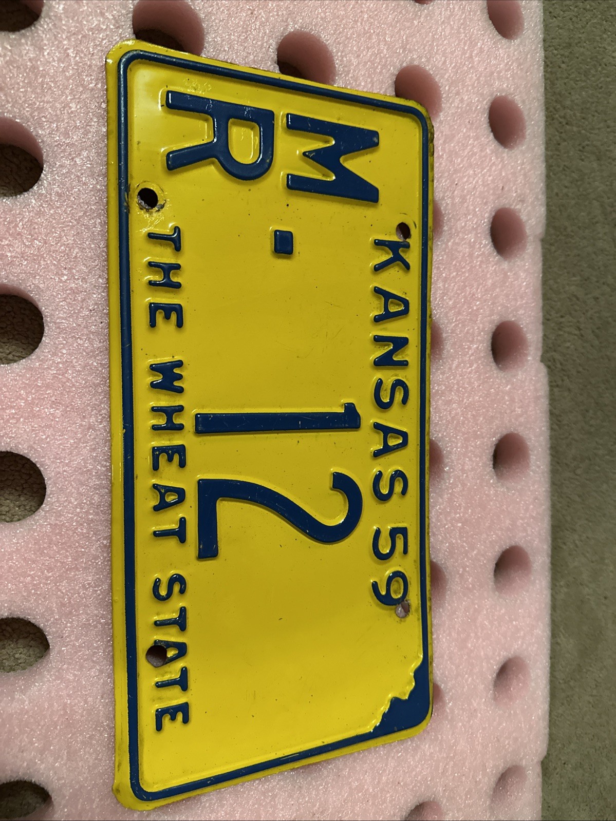 1959 NOS Kansas License Tag Morris County 1959 NOS Kansas License Tag Morris County