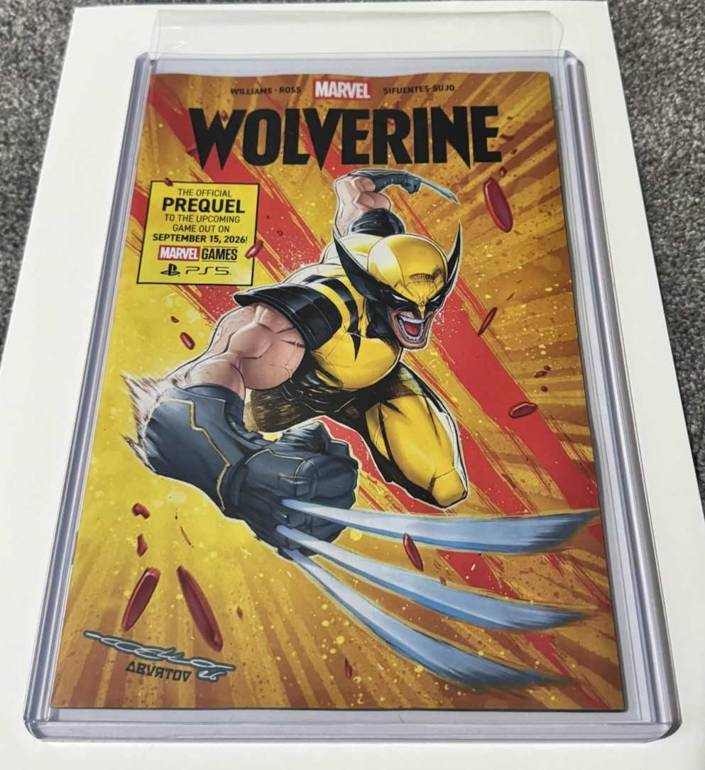 SDCC 2026 Limited Exclusive Marvel Wolverine Comic Book Playstation PS5 NEW SDCC 2026 Limited Exclusive Marvel Wolverine Comic Book Playstation PS5 NEW