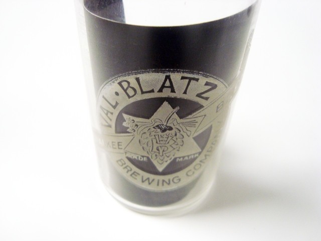 Circa 1900 Val Blatz Etched Glass, Milwaukee, Wisconsin Circa 1900 Val Blatz Etched Glass, Milwaukee, Wisconsin