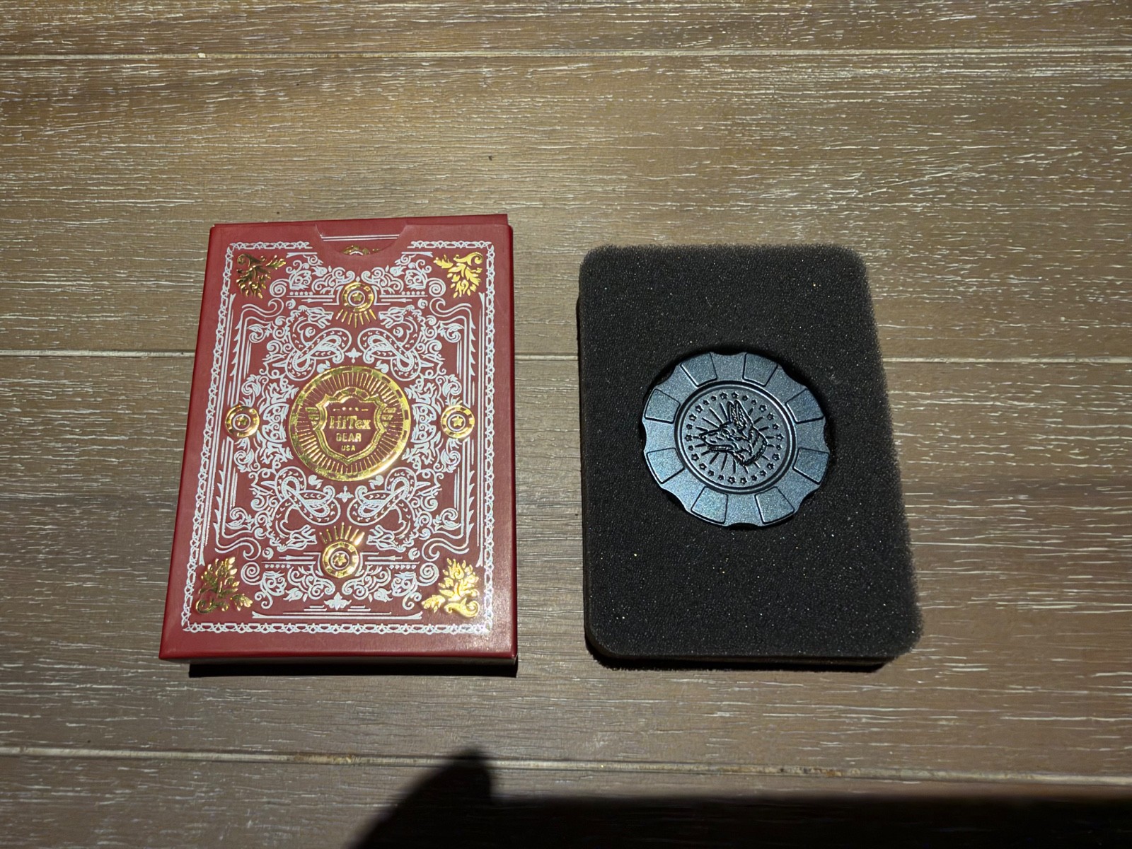 HiTex Gear x Okluma Poker Chip Dog Logo EDC Collectible New in Box HiTex Gear x Okluma Poker Chip Dog Logo EDC Collectible New in Box