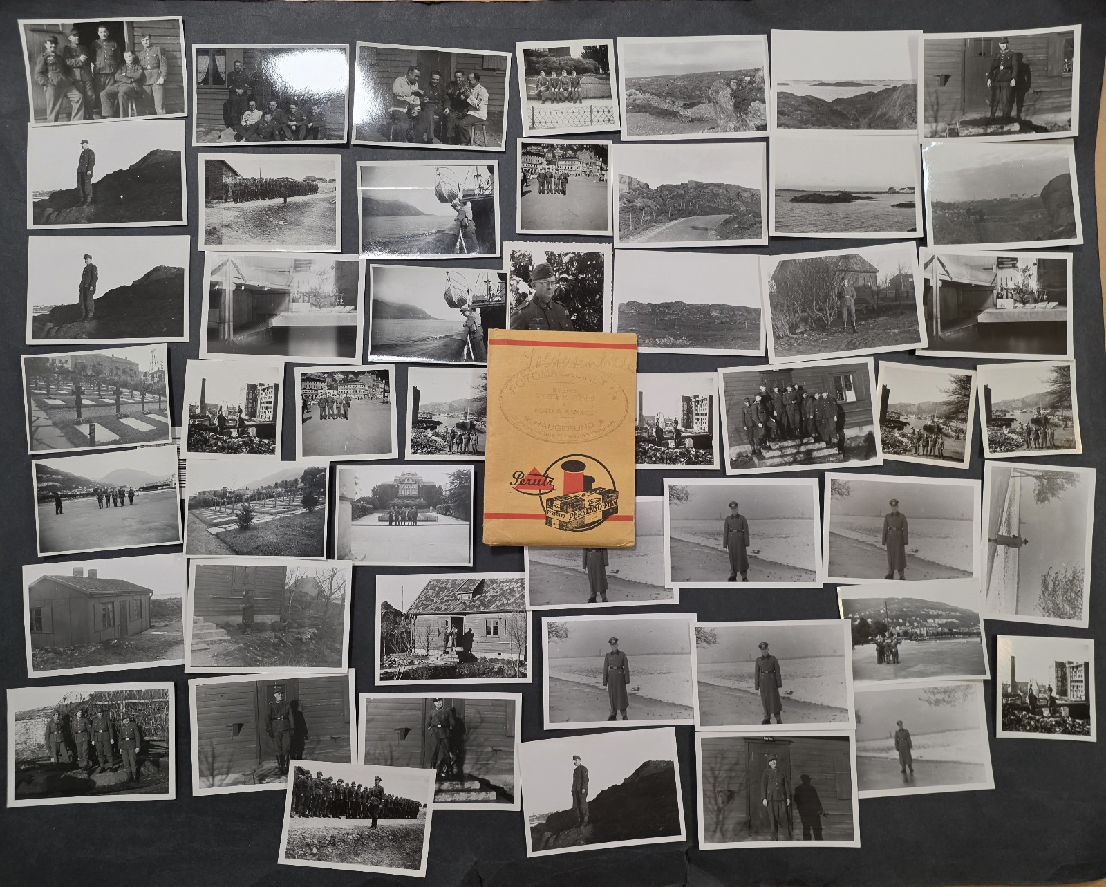 WWII German Soldiers Tour Norway Bergen Hardangerfjord  50+ Photo lot Pack 1942