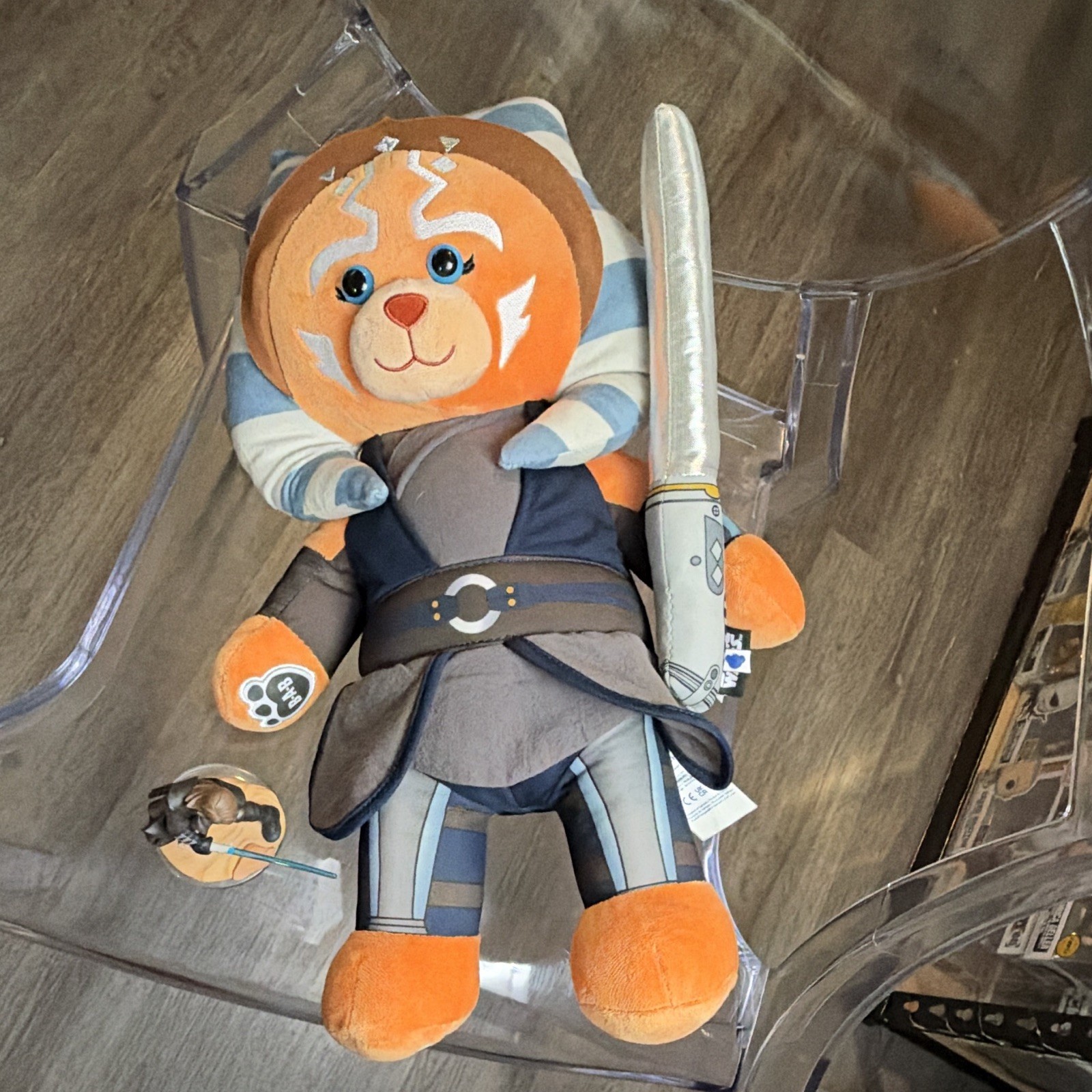 Build-A-Bear Workshop Star Wars Ahsoka Tano Mandalorian Plush w/ Lightsaber