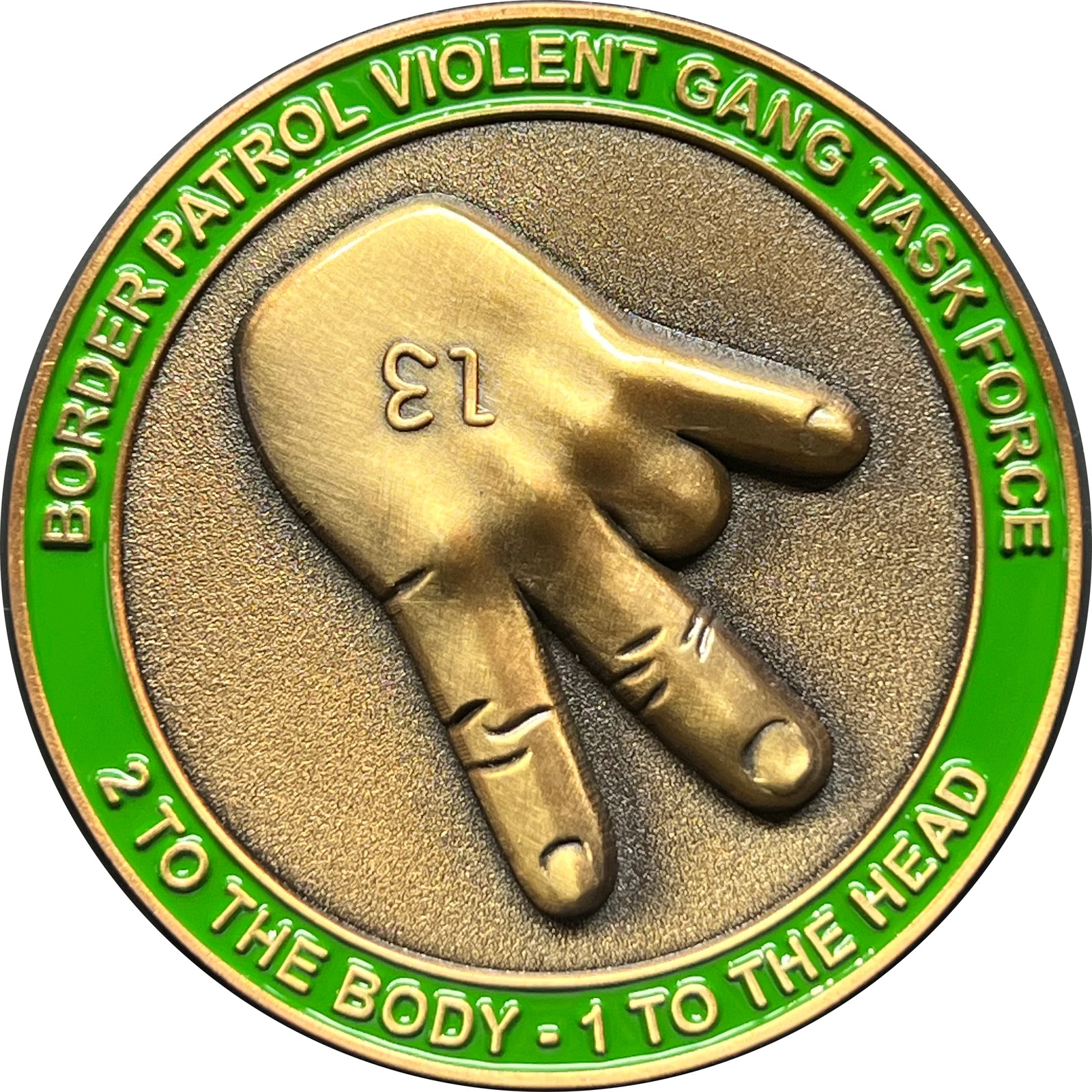 DL13-007 Border Patrol Agent CBP Task Force Challenge Coin DL13-007 Border Patrol Agent CBP Task Force Challenge Coin