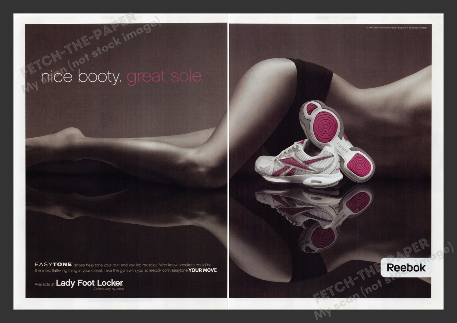 Reebok 2000s Print Advertisement (2 pages) 2009 Shoes \