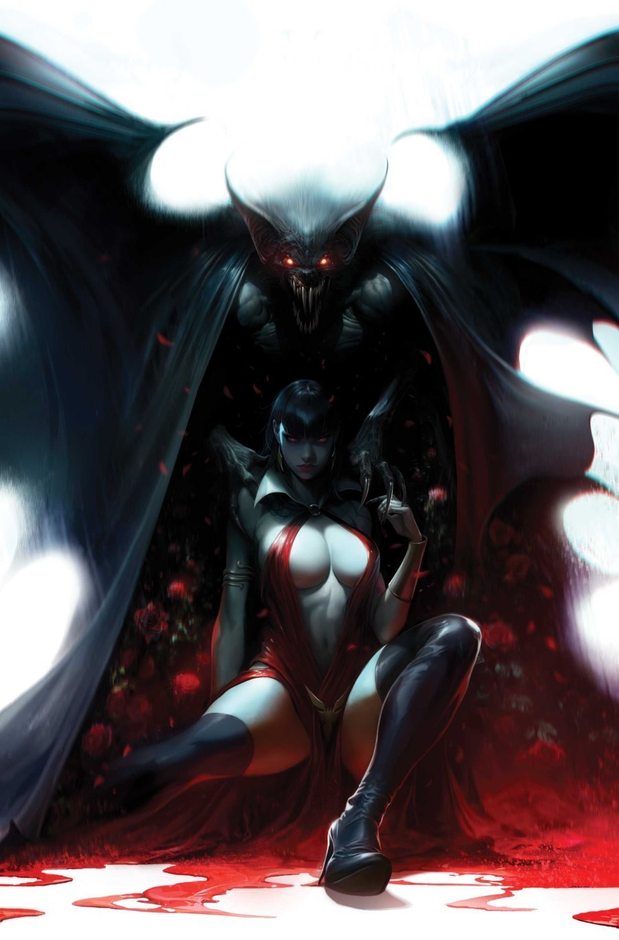 VAMPIRELLA ARMAGEDDON #12 - COVER E FRANCESCO MATTINA VIRGIN VARIANT VAMPIRELLA ARMAGEDDON #12 - COVER E FRANCESCO MATTINA VIRGIN VARIANT
