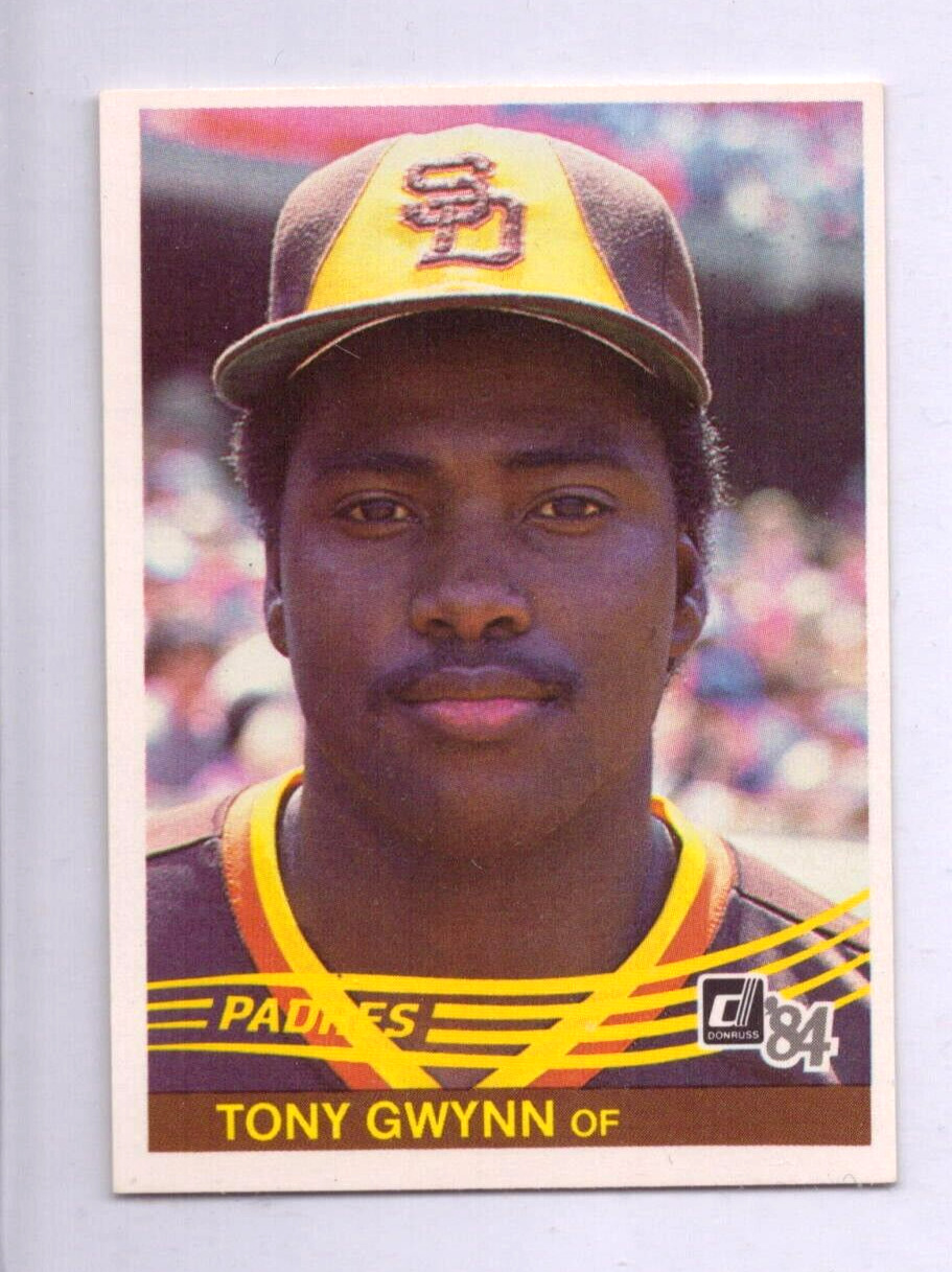 Tony Gwynn 1984 Donruss Baseball Card #324 San Diego Padres HOF 2nd Year