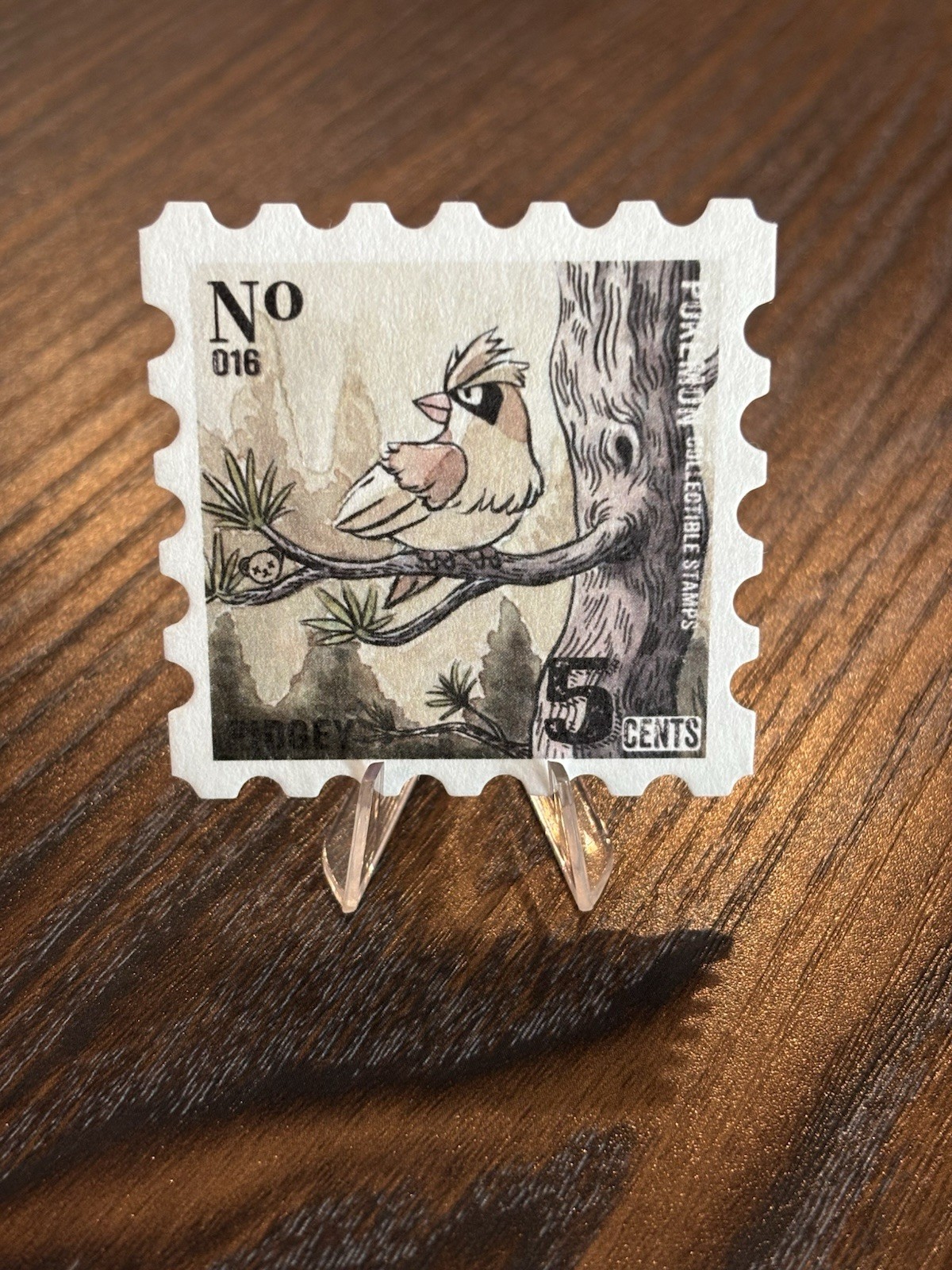 Pokémon Pidgey Fan Art Collectible Stamp No. 16 Special Edition 5 Cents Pokémon Pidgey Fan Art Collectible Stamp No. 16 Special Edition 5 Cents