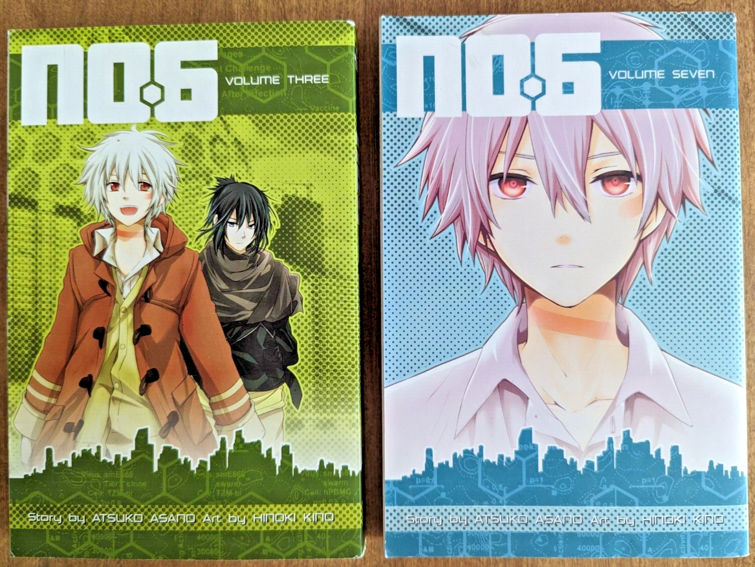 No. 6 Vol 3 and 7 Manga Lot, 2013, Atsuko Asano, Kodansha No. 6 Vol 3 and 7 Manga Lot, 2013, Atsuko Asano, Kodansha
