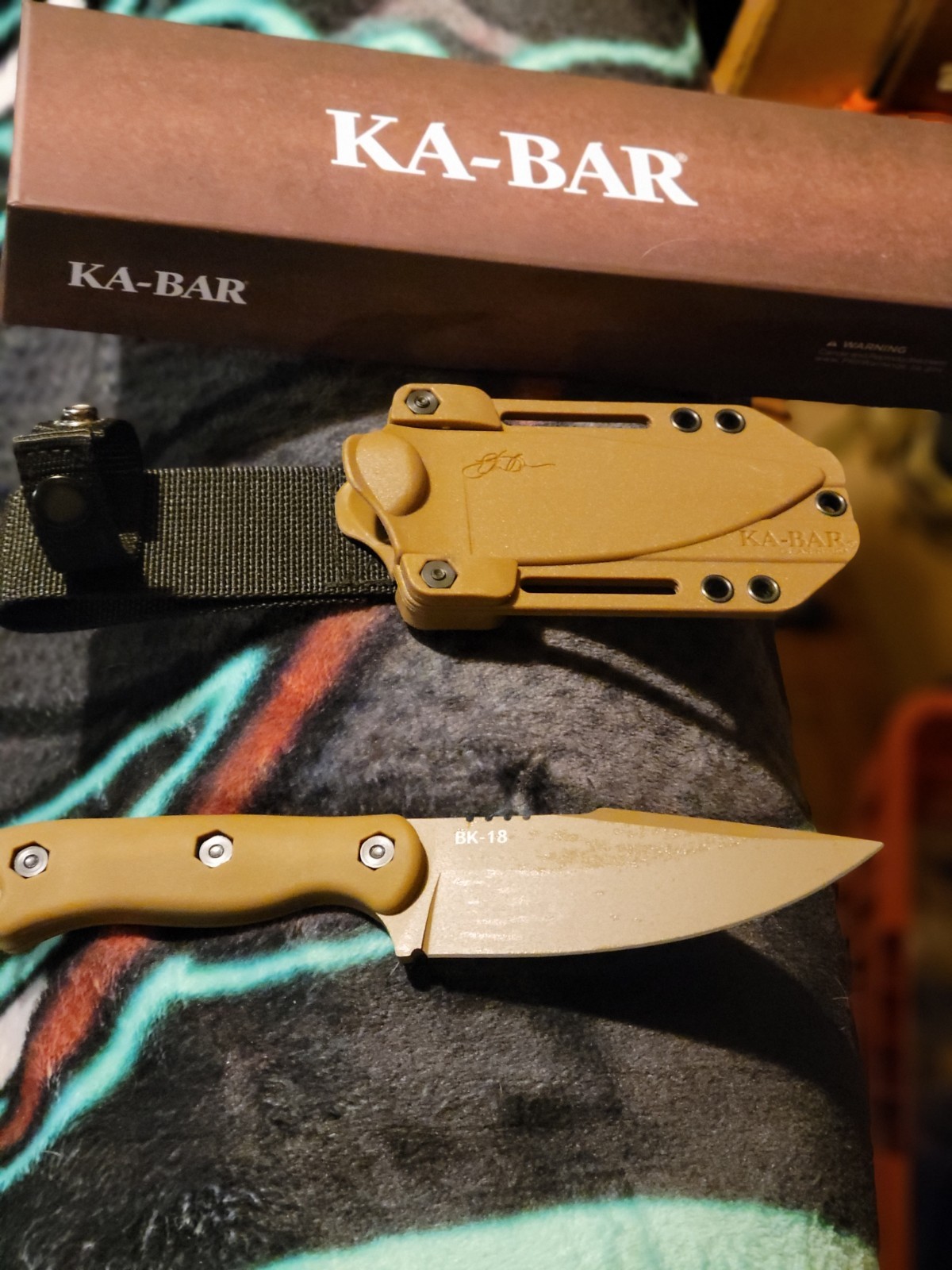 KA-BAR BK18 Becker Harpoon Fixed Blade Knife 4.625 KA-BAR BK18 Becker Harpoon Fixed Blade Knife 4.625