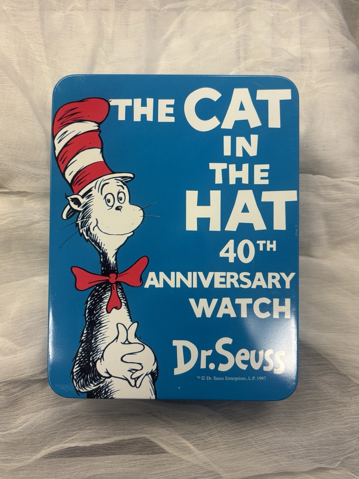 Vintage 1957-1997 Dr. Suess Cat In The Hat Watch New In Box Never Used limited