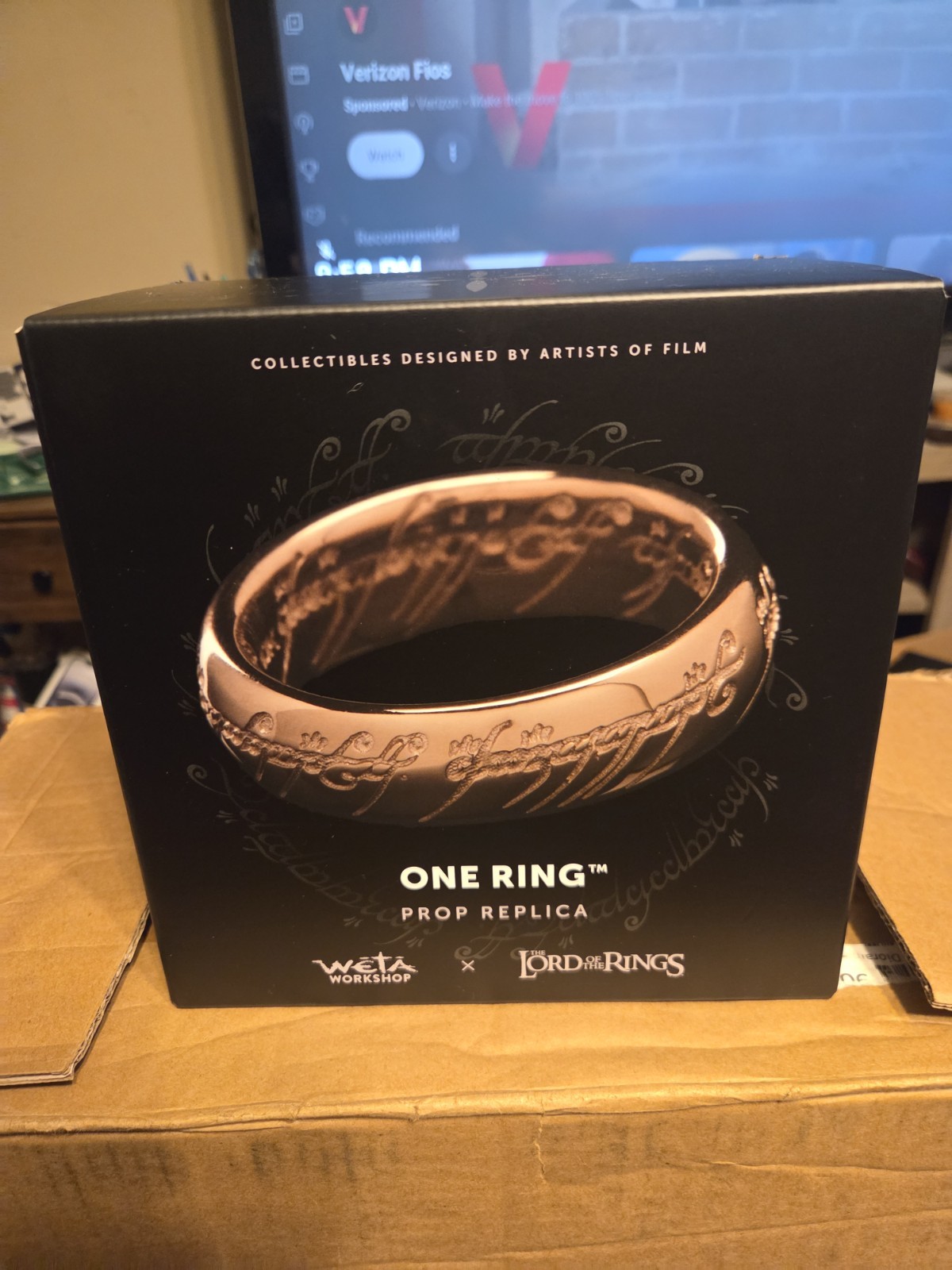 Weta Fan Expo Exclusive Giant One Ring LotR 25th Anniversary Prop Replica NEW