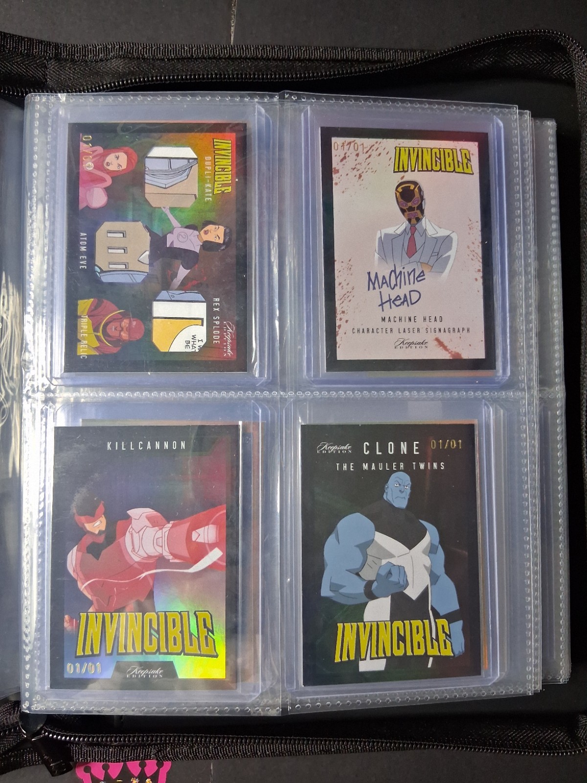 Invincible Season 1 Numbered Lot(80) 1/1s, /10s, Full TopLoader Binder Ultra Pro Invincible Season 1 Numbered Lot(80) 1/1s, /10s, Full TopLoader Binder Ultra Pro