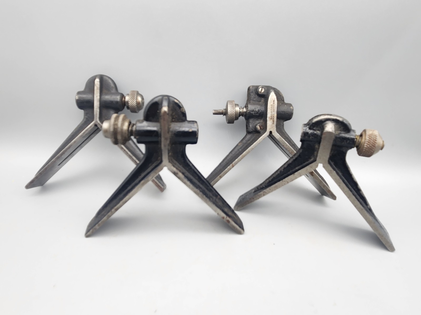 4 Vintage Combination Square Center Head Machinist Tool ~Mixed Sizes 4 Vintage Combination Square Center Head Machinist Tool ~Mixed Sizes