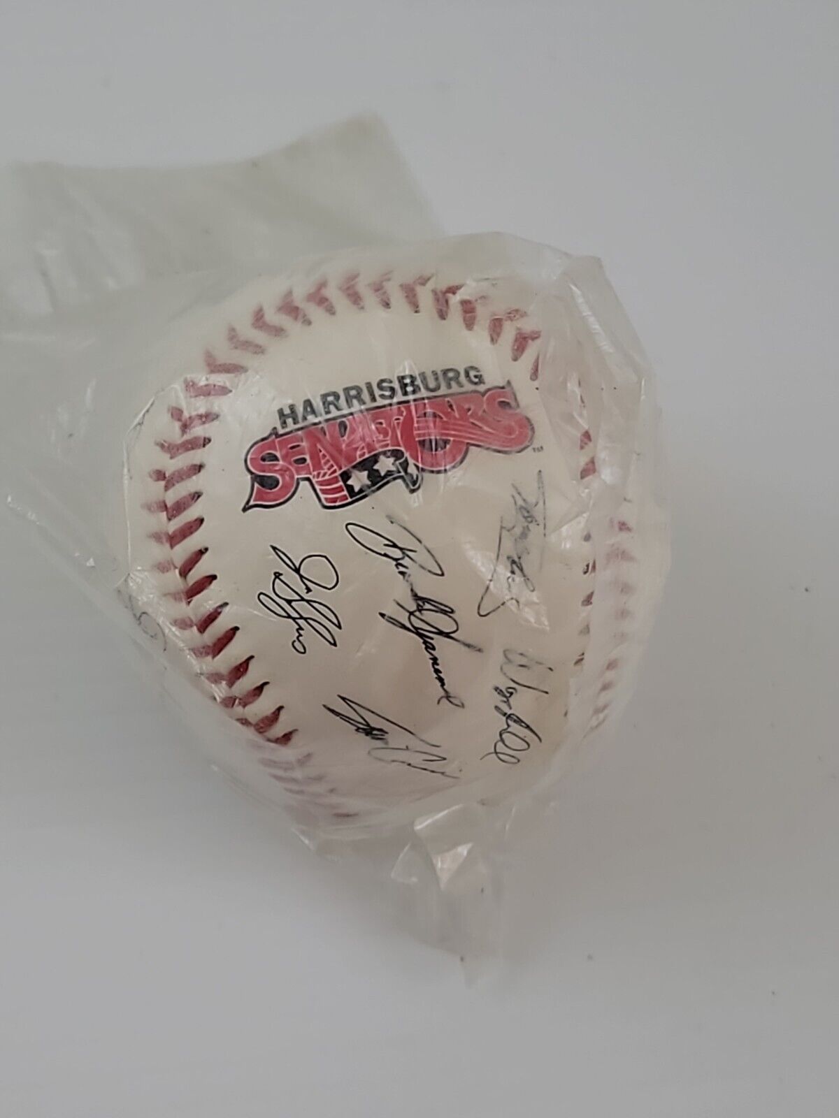 Harrisburg Senators Minor League Team Replica Autographed Baseball NEW Sealed