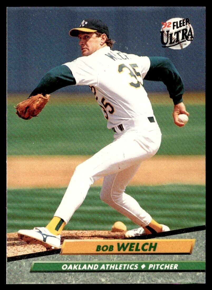 1992 Ultra Bob Welch Oakland Athletics #119