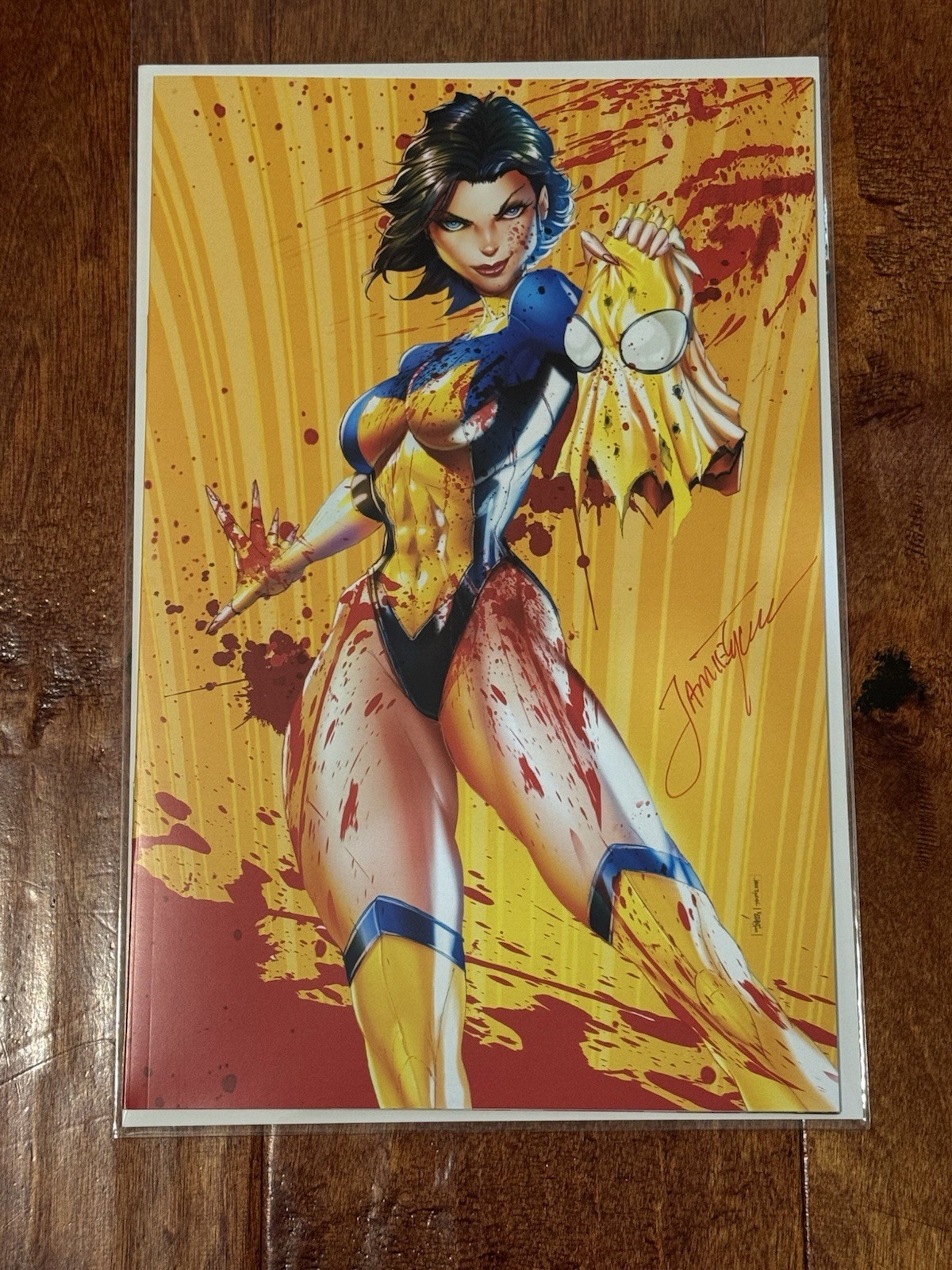 Devils Deviants #1 signed Jamie Tyndall COA Invincible with upgraded Signature Devils Deviants #1 signed Jamie Tyndall COA Invincible with upgraded Signature