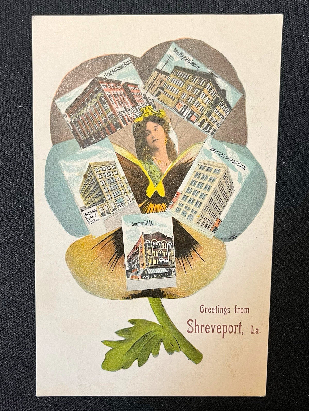 Geo. Hampton & Co. “Greetings from Shreveport, Louisiana” Divided Back Unposted