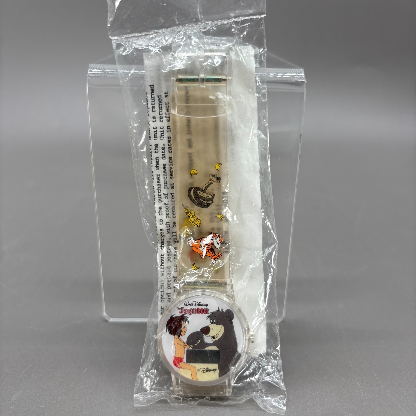 Vintage 1990s Disney Jungle Book Kids Watch Mowgli Baloo Sealed NOS Quartz Vintage 1990s Disney Jungle Book Kids Watch Mowgli Baloo Sealed NOS Quartz