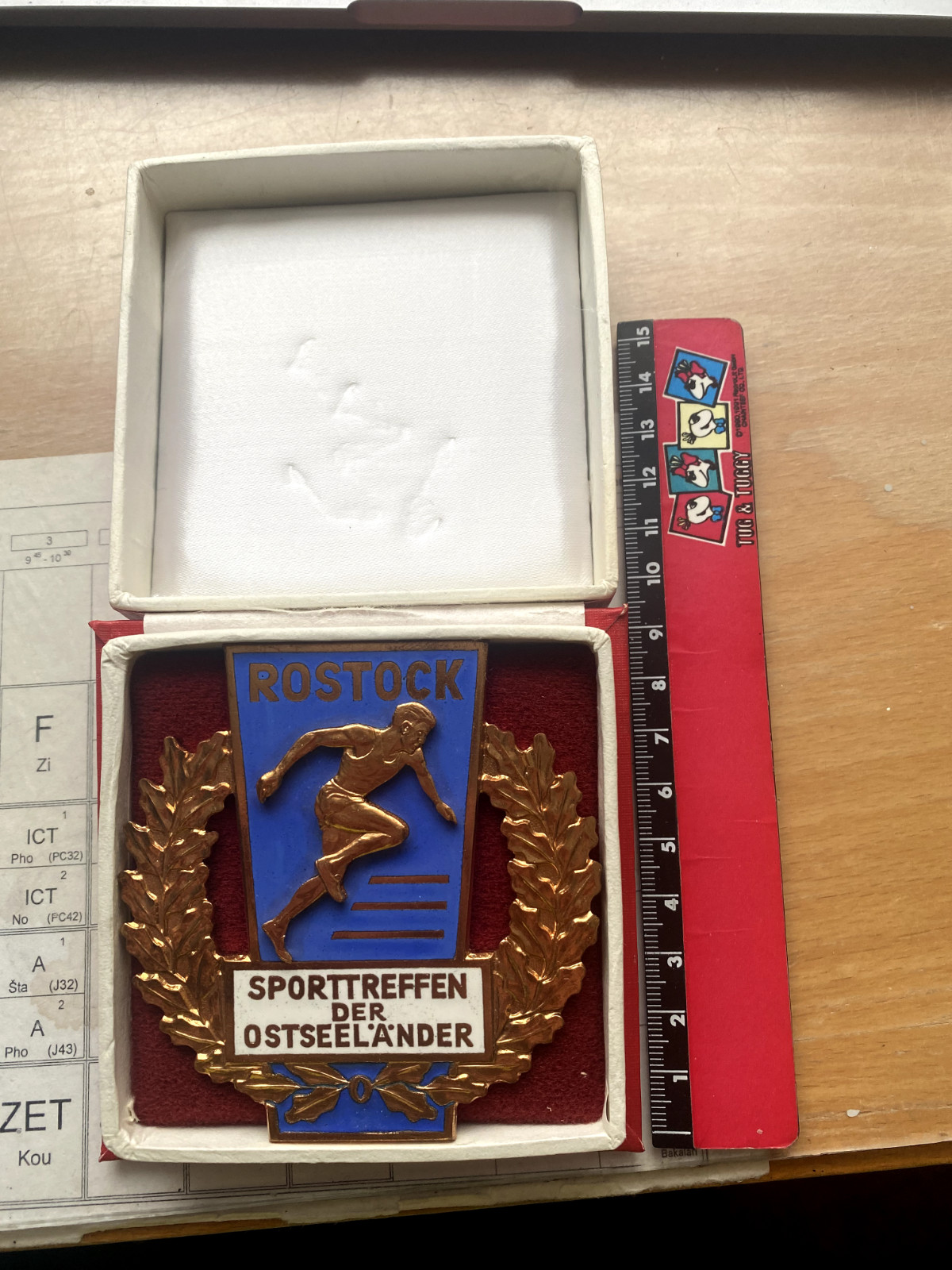 Rostock sporttreffen DDR medal
