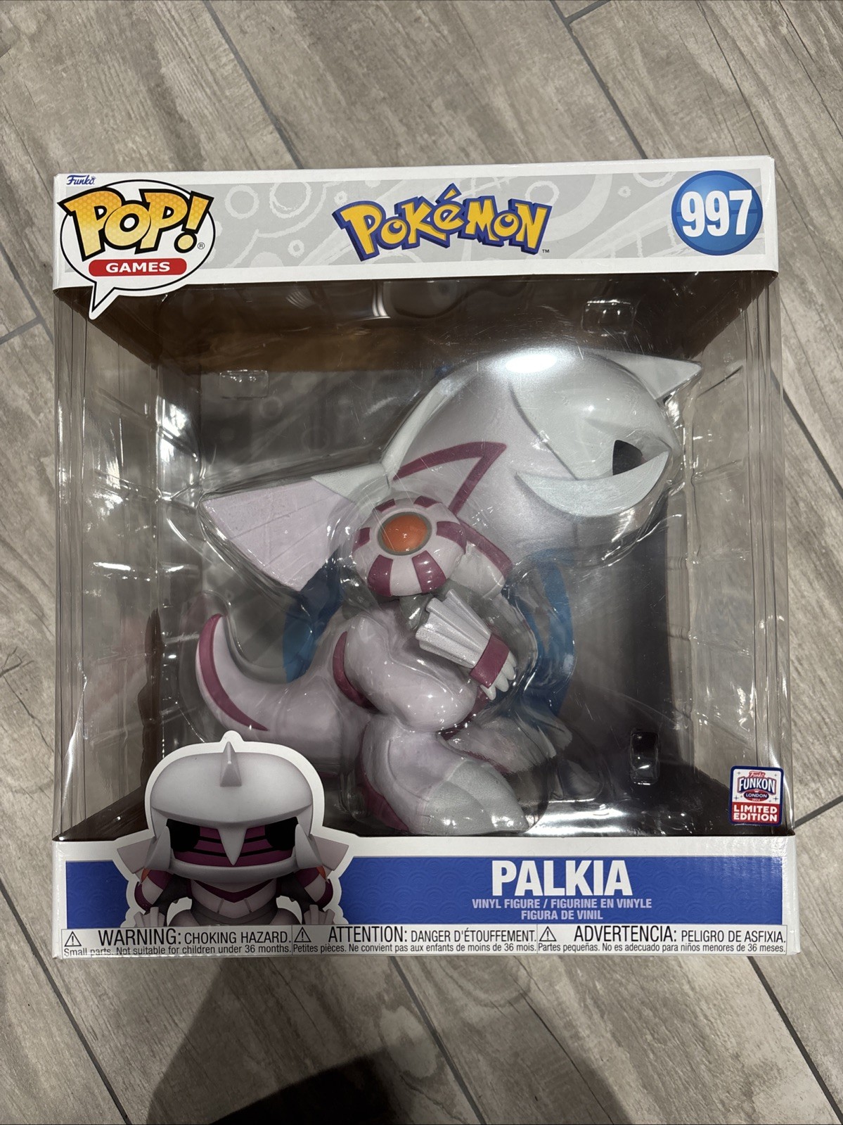 FUNKO POP PALKIA POKEMON JUMBO #997 FUNKON LONDON 2024 LIMITED EDITION FUNKO POP PALKIA POKEMON JUMBO #997 FUNKON LONDON 2024 LIMITED EDITION