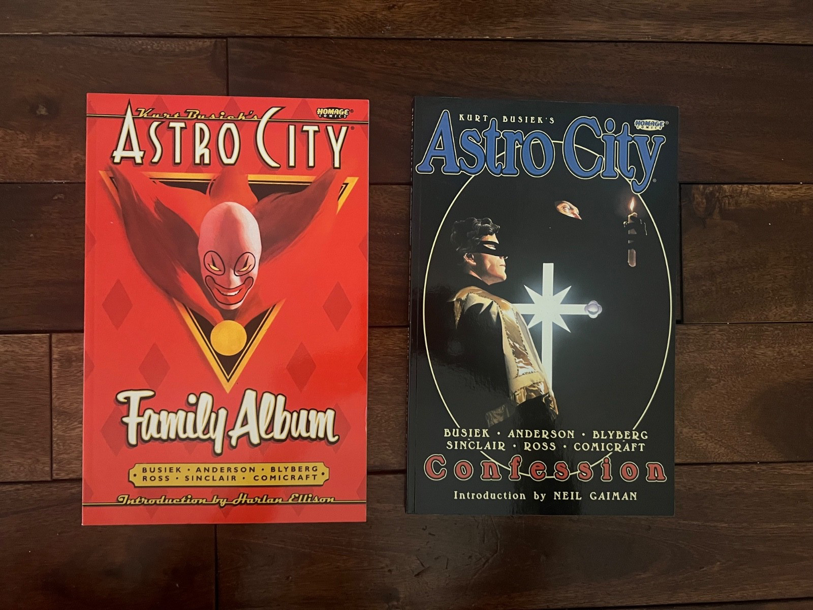 Kurt Busiek's Astro City TPB Lot: Family Album + Confession, Homage Comics, Alex Kurt Busiek's Astro City TPB Lot: Family Album + Confession, Homage Comics, Alex