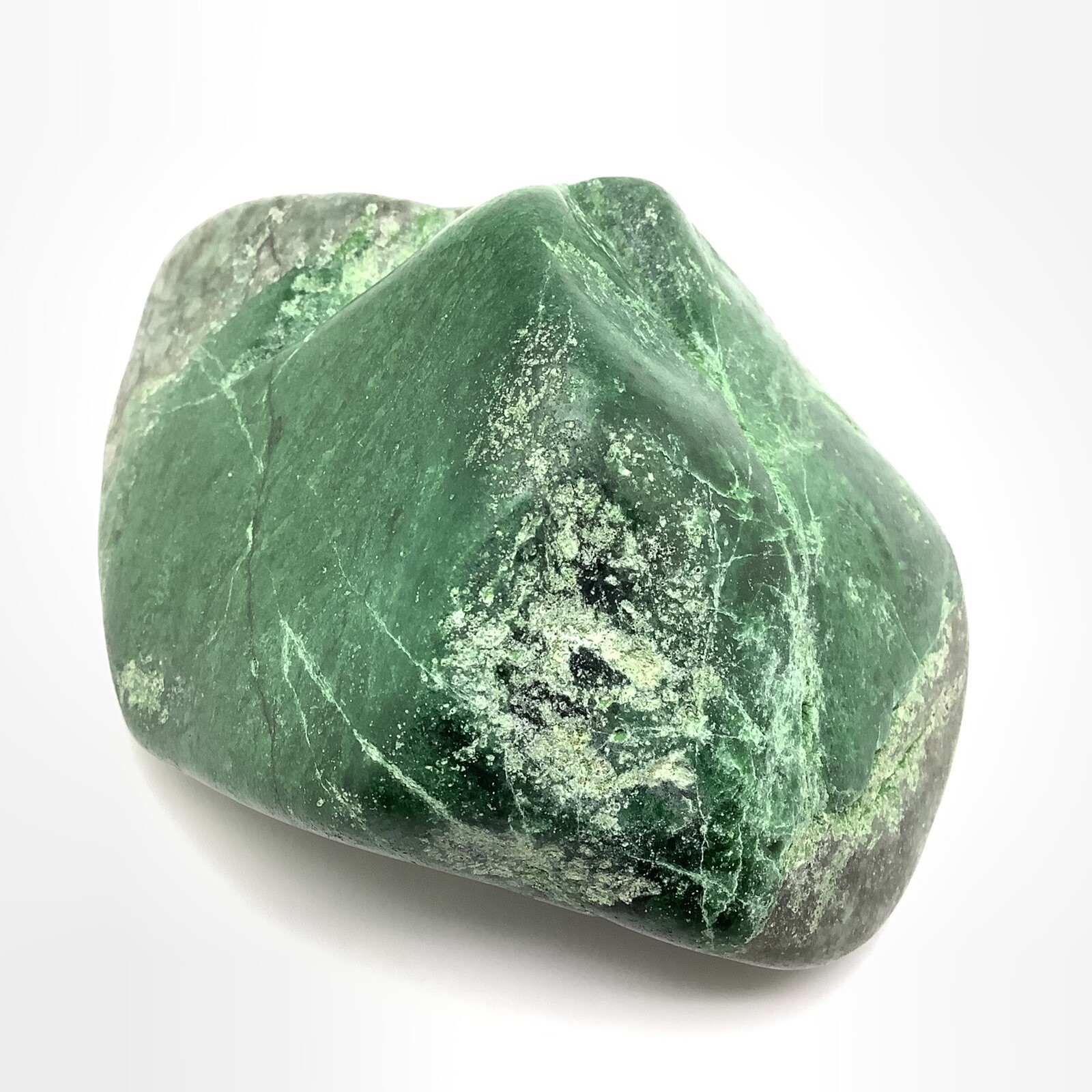 Siberian Jadeite Cobble Chromium Green Jadeite Jade Stone Specimen Siberia 445g Siberian Jadeite Cobble Chromium Green Jadeite Jade Stone Specimen Siberia 445g